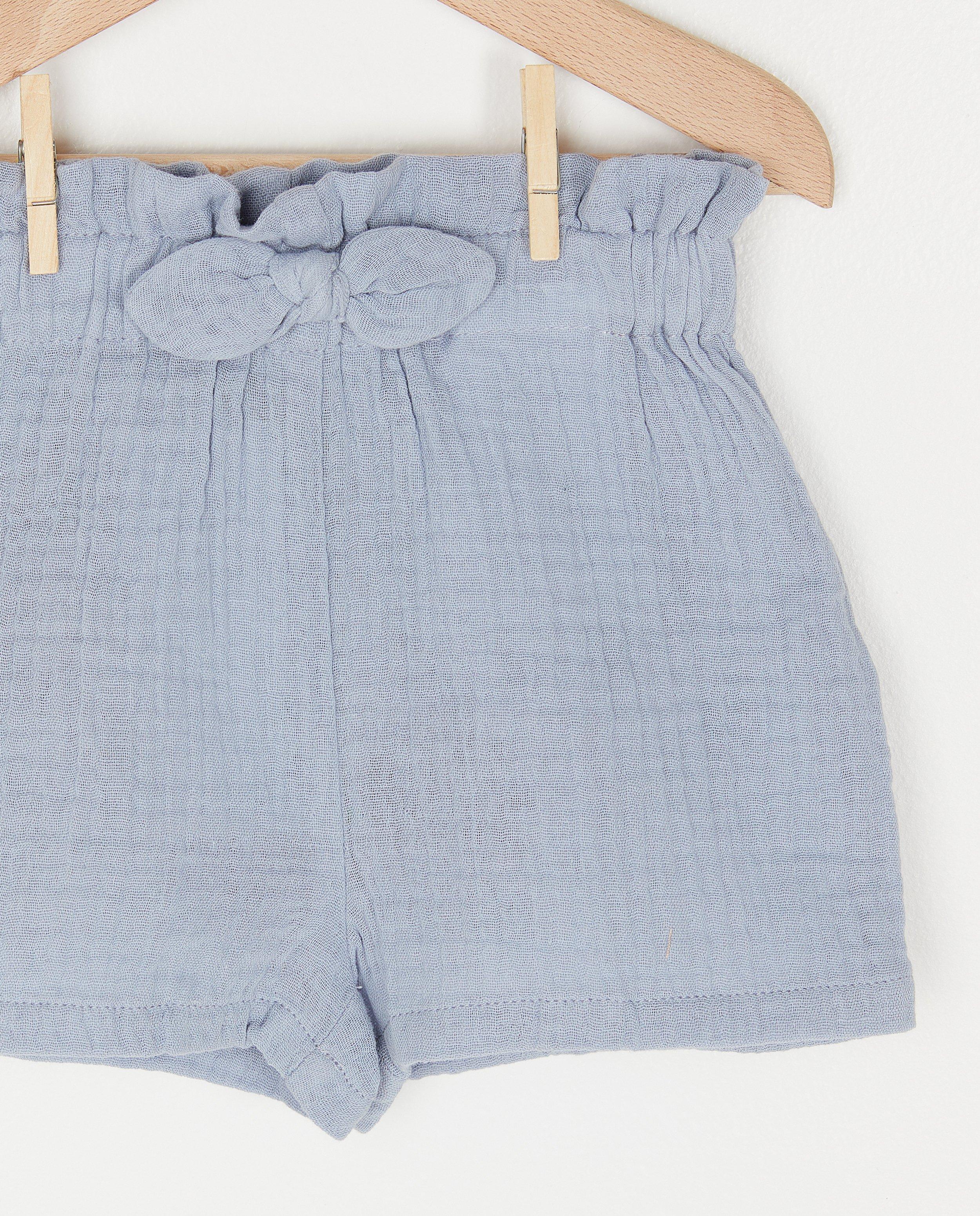 Shorts - Short en coton bio rose clair
