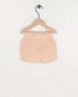 Shorts - Short en coton bio rose clair