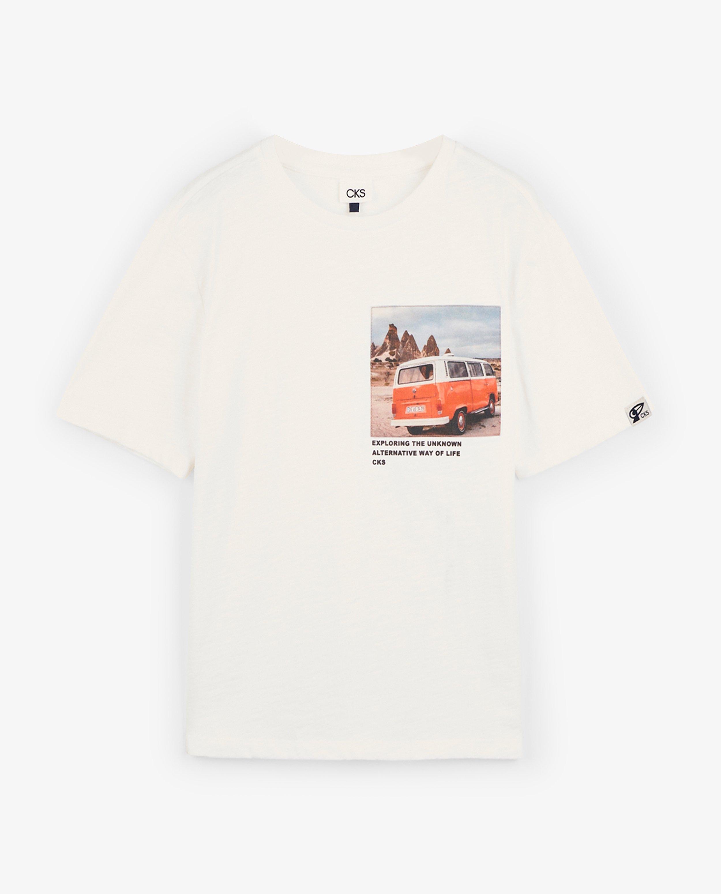 T-shirts - Wit T-shirt CKS
