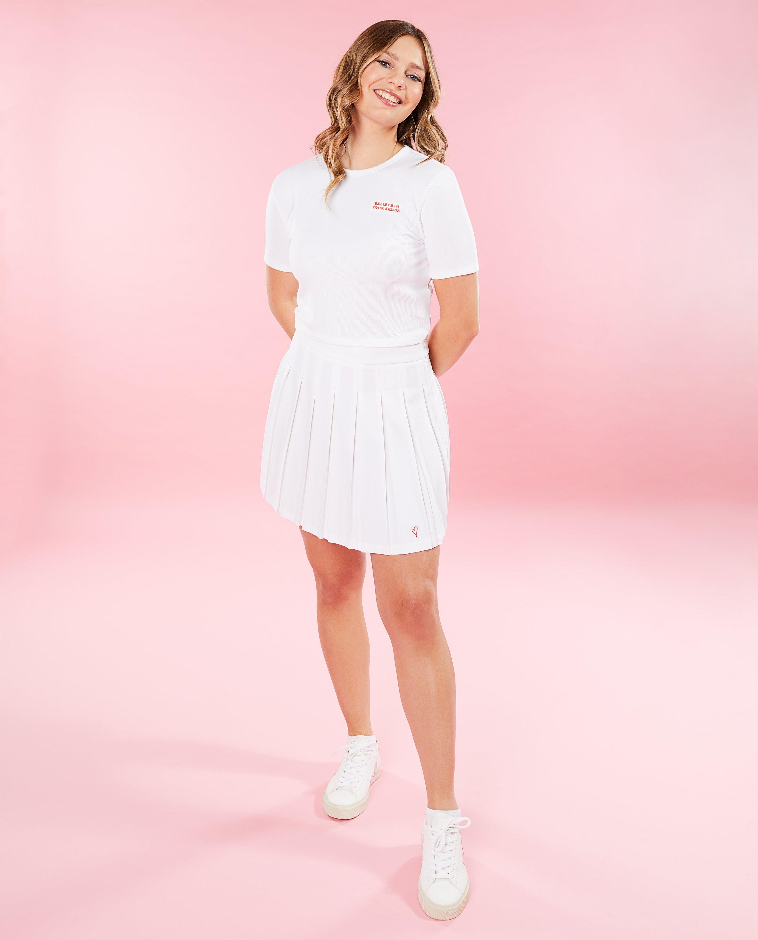 Wit T-shirt met opschrift Maude - null - Maude Van der Vorst