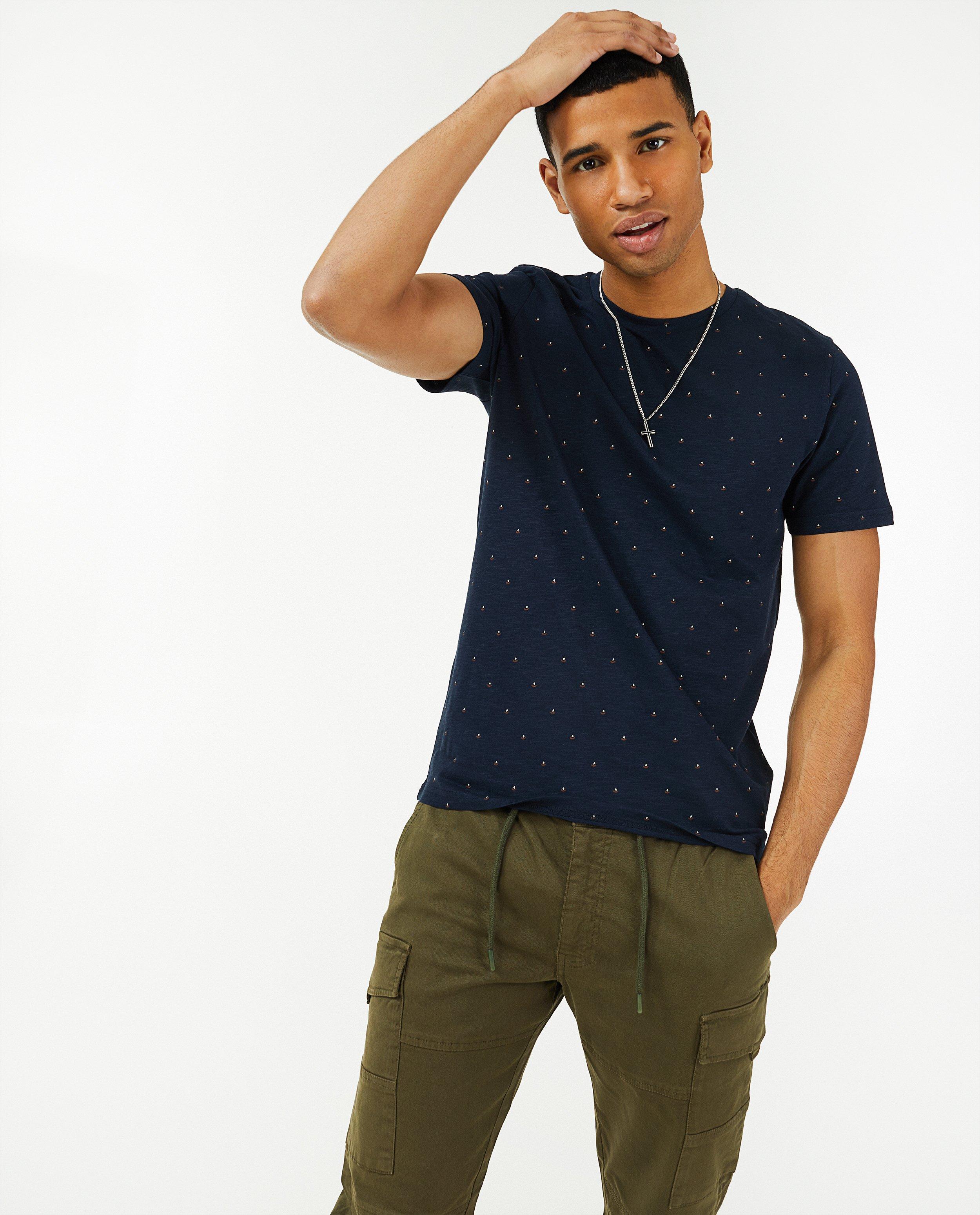 Biokatoenen T-shirt met print - null - Quarterback
