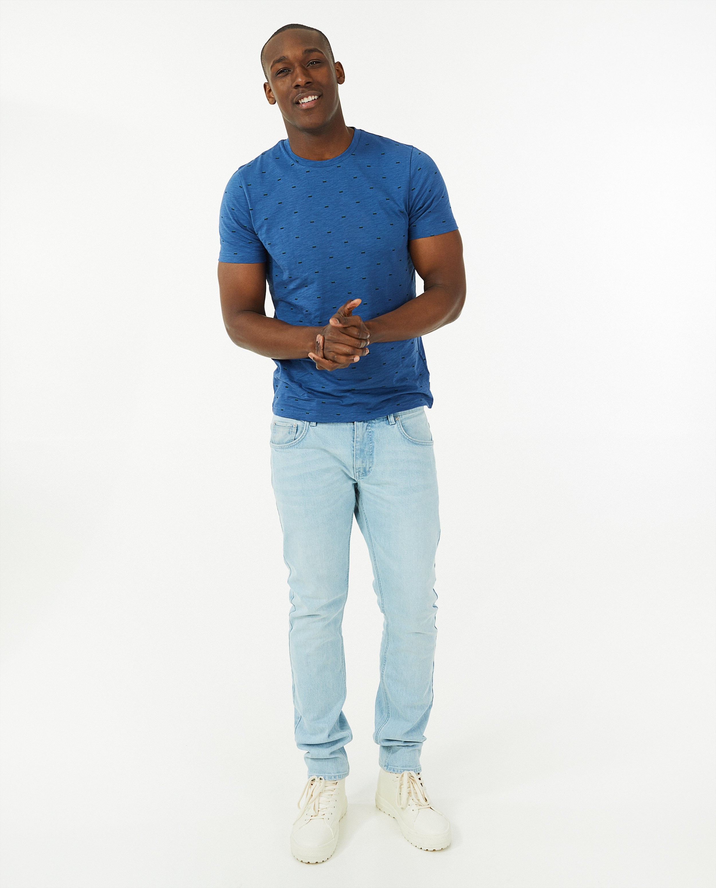 T-shirt en coton bio à imprimé - null - Quarterback