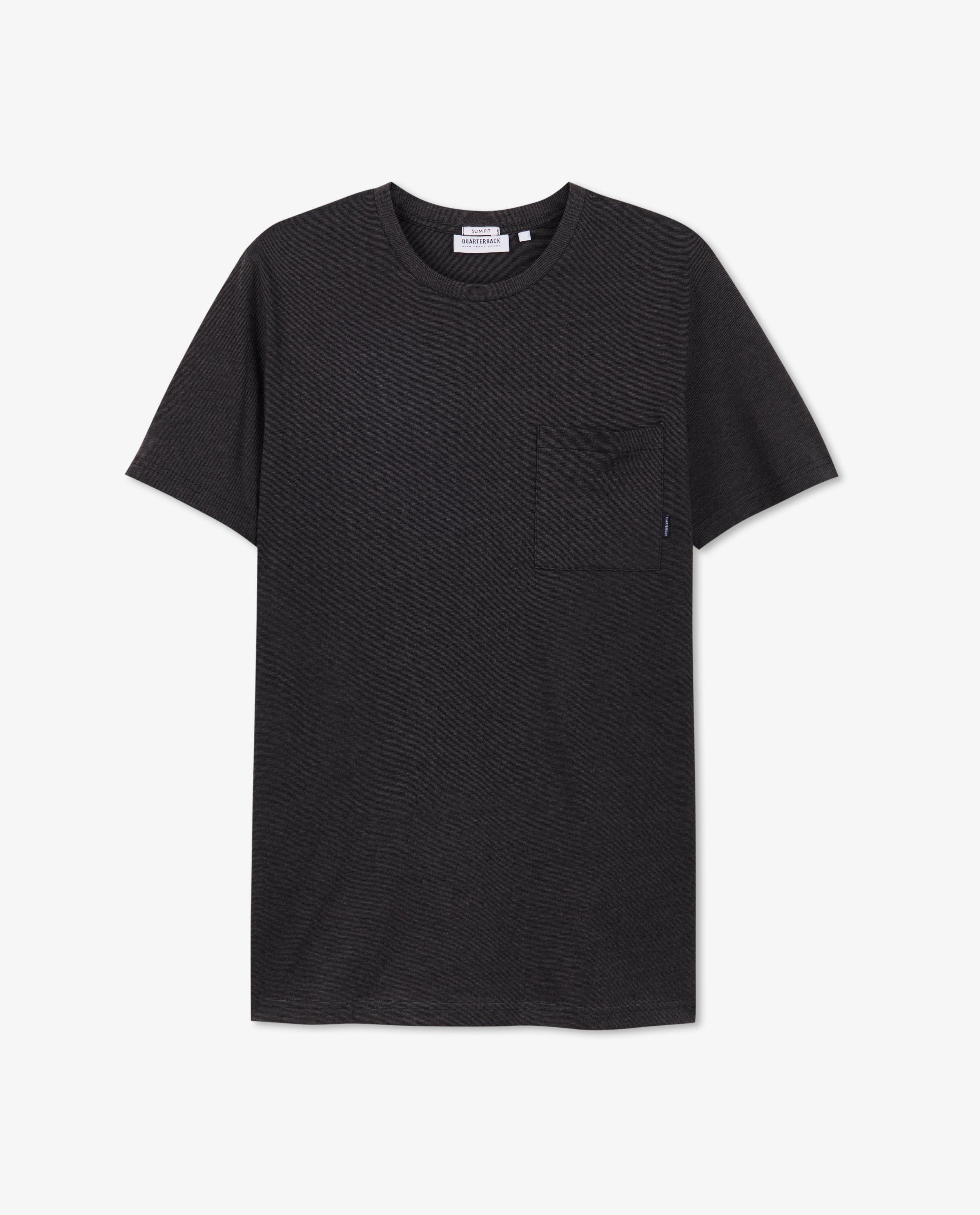T-shirts - Biokatoenen T-shirt met borstzak