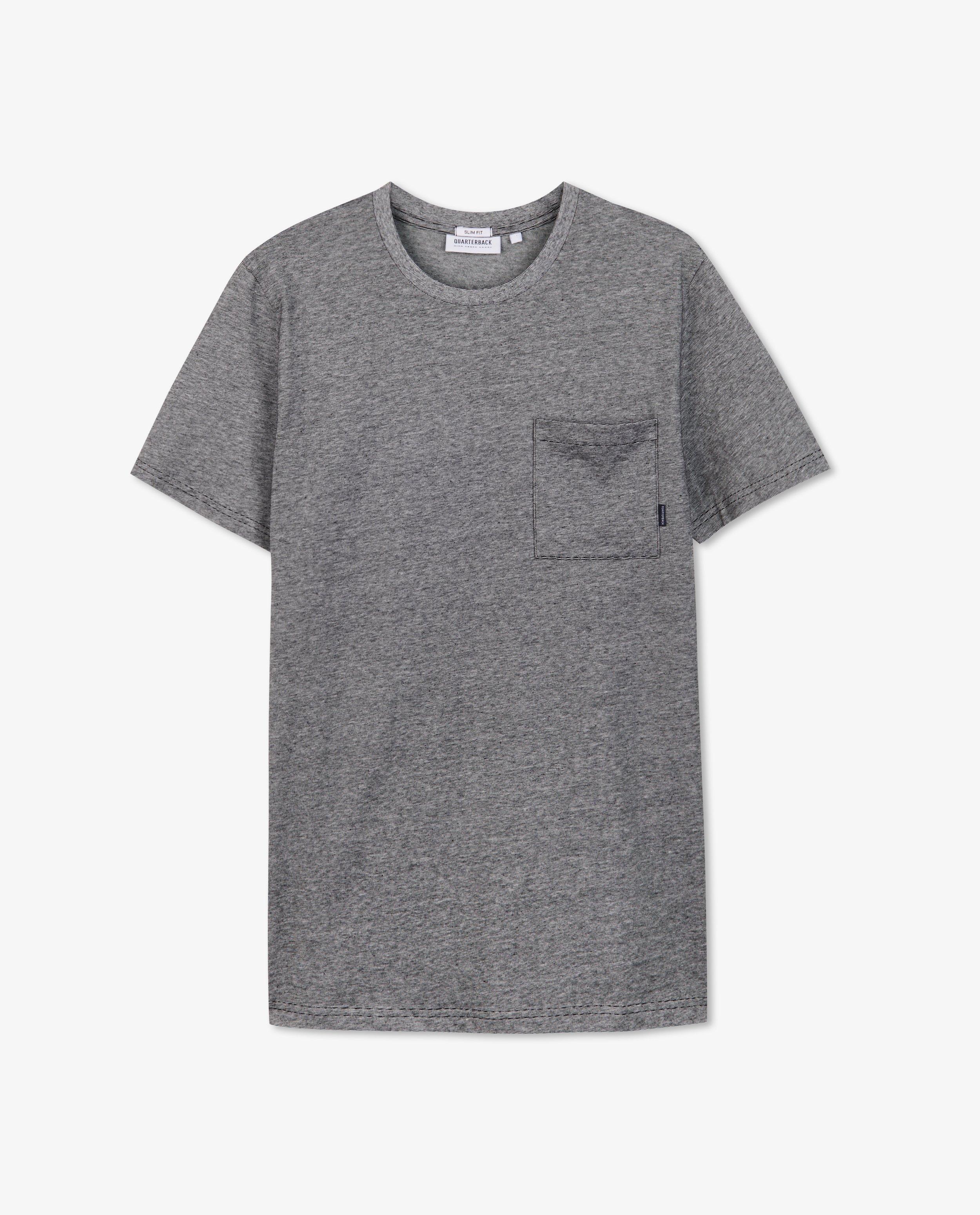 T-shirts - Biokatoenen T-shirt met borstzak