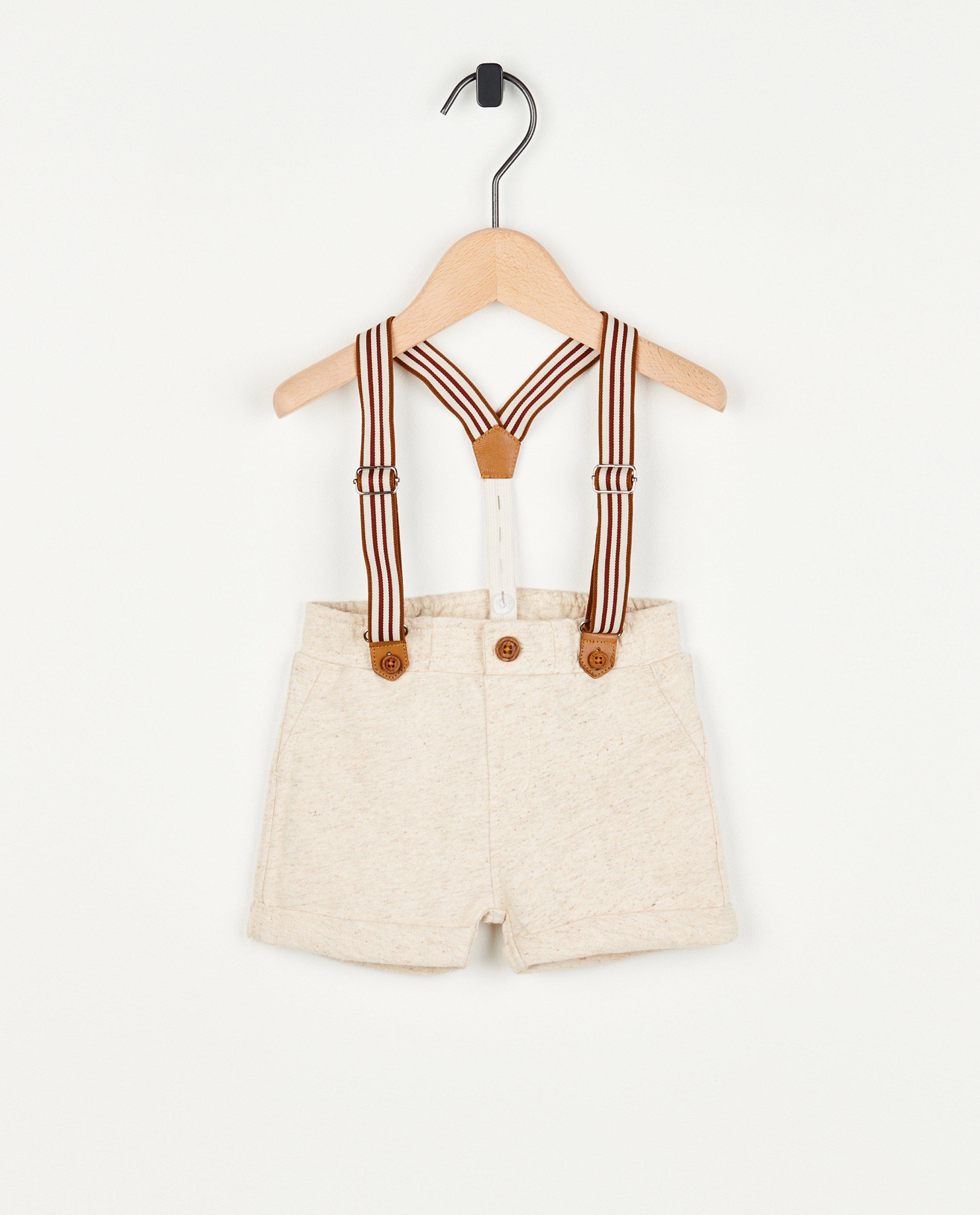 Short beige avec des bretelles - null - Cuddles and Smiles