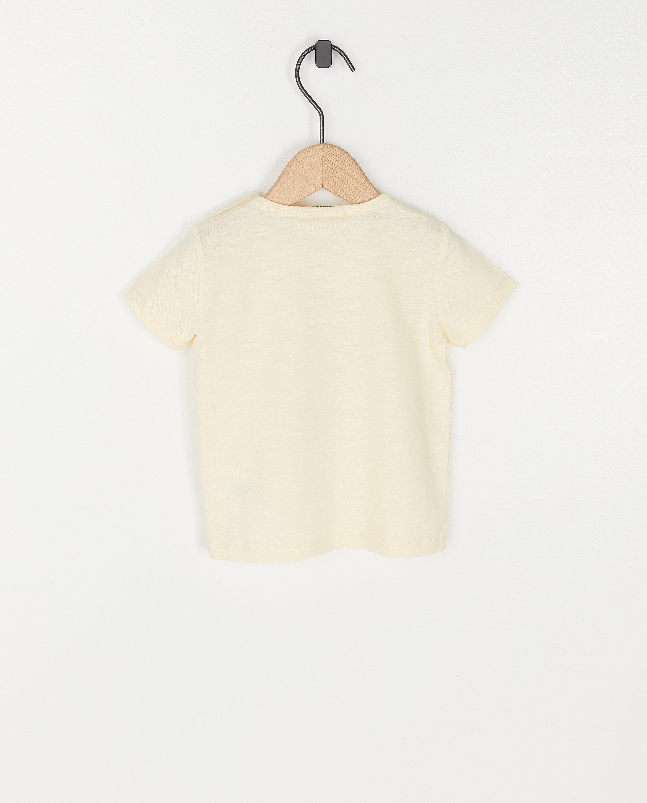T-shirts - T-shirt écru à imprimé animal