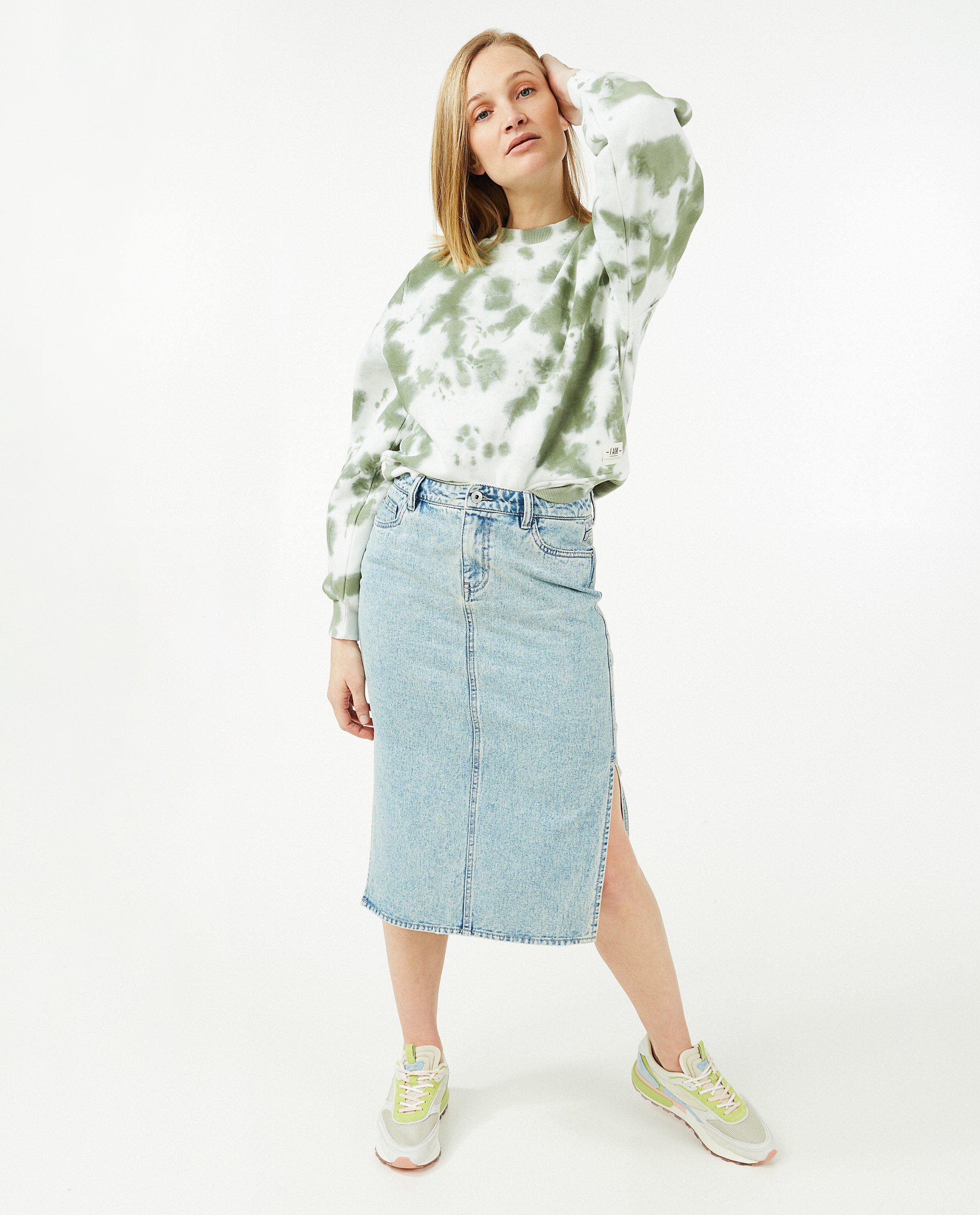 Witte sweater I AM met print - null - I AM