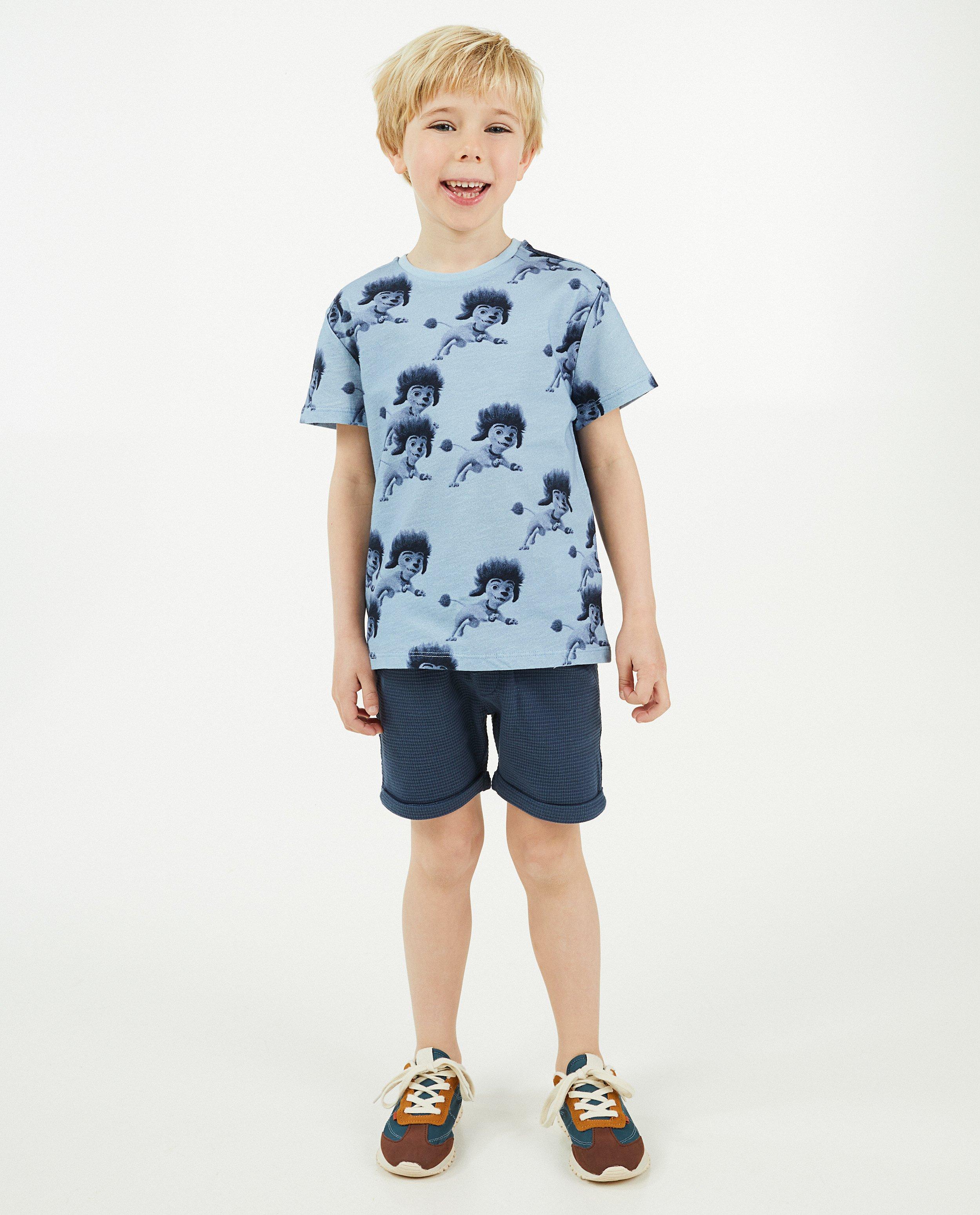 Groene short 100% Wolf - Product Detail - donkerblauw - afbeelding nummer 1