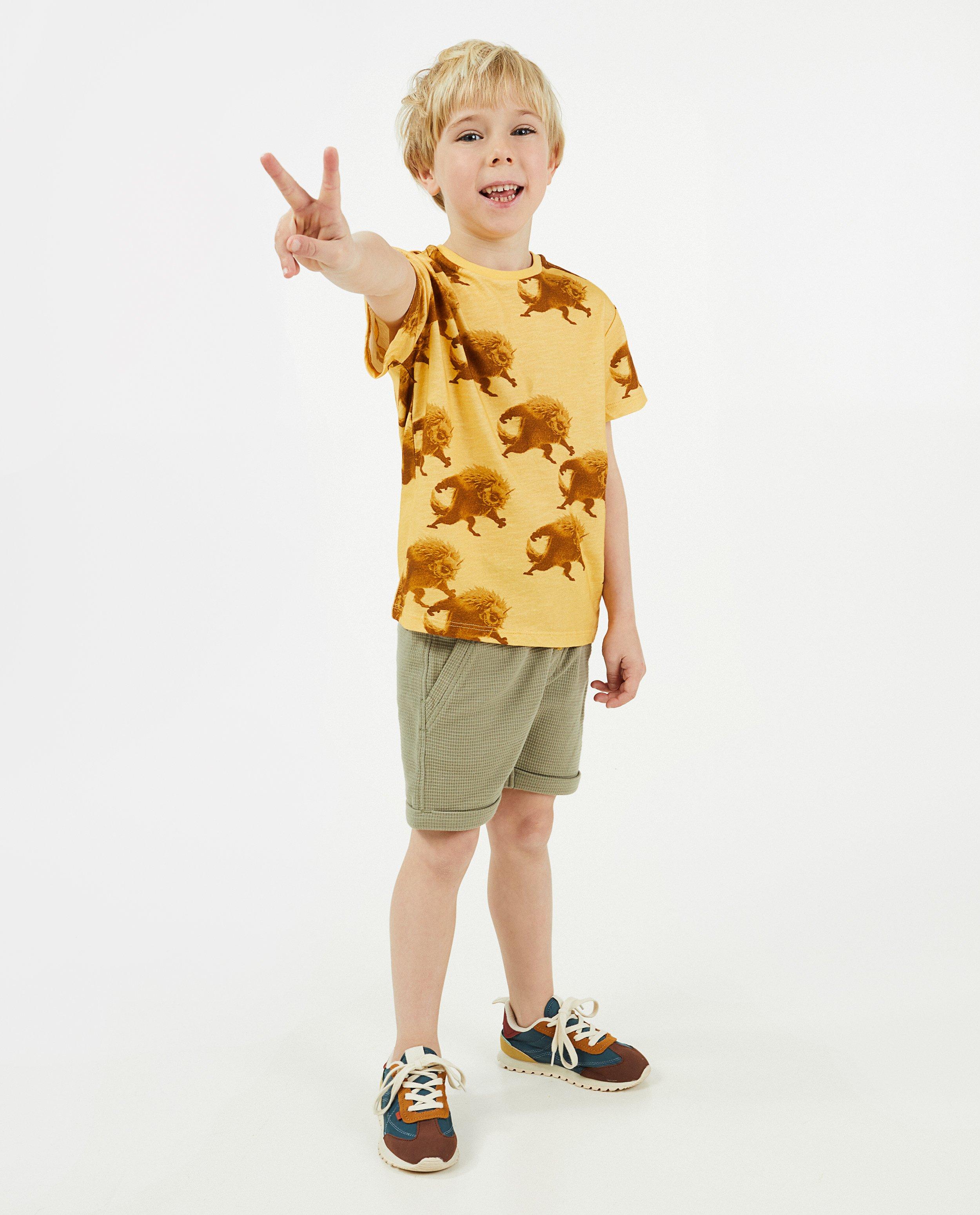 Groene short 100% Wolf - Product Detail - lichtgroen - afbeelding nummer 1