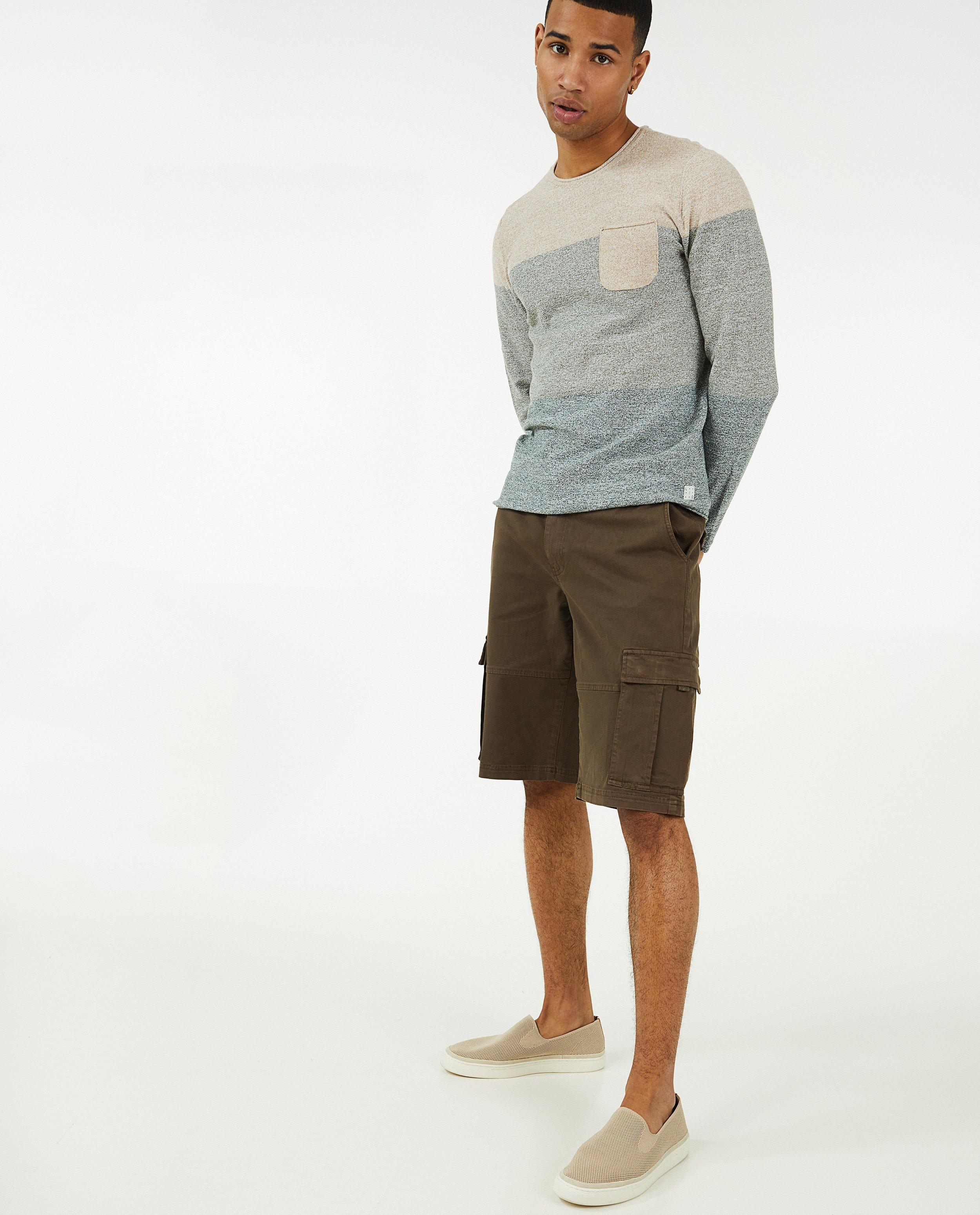Shorten - Donkergroene cargo short