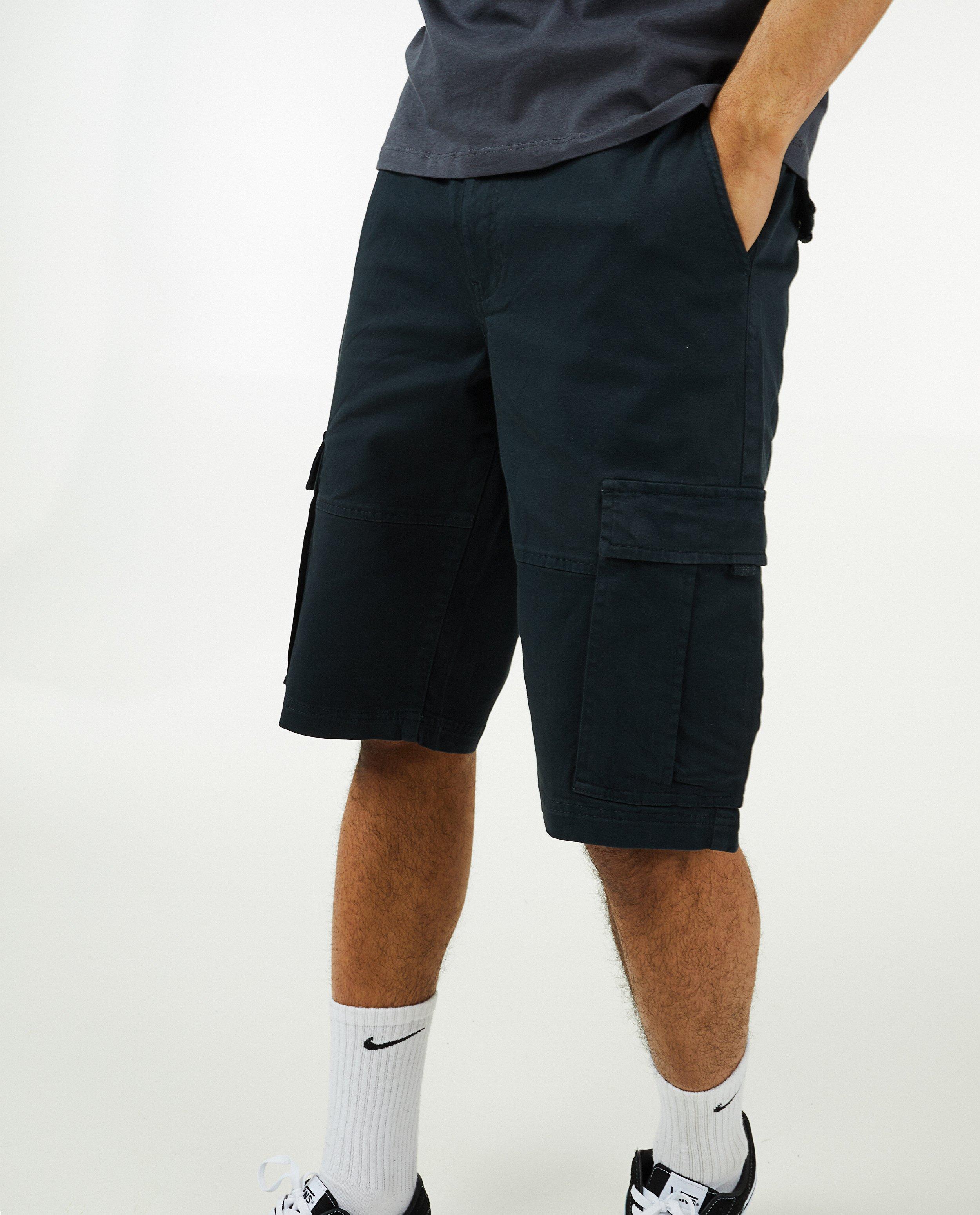 Shorten - Donkergroene cargo short
