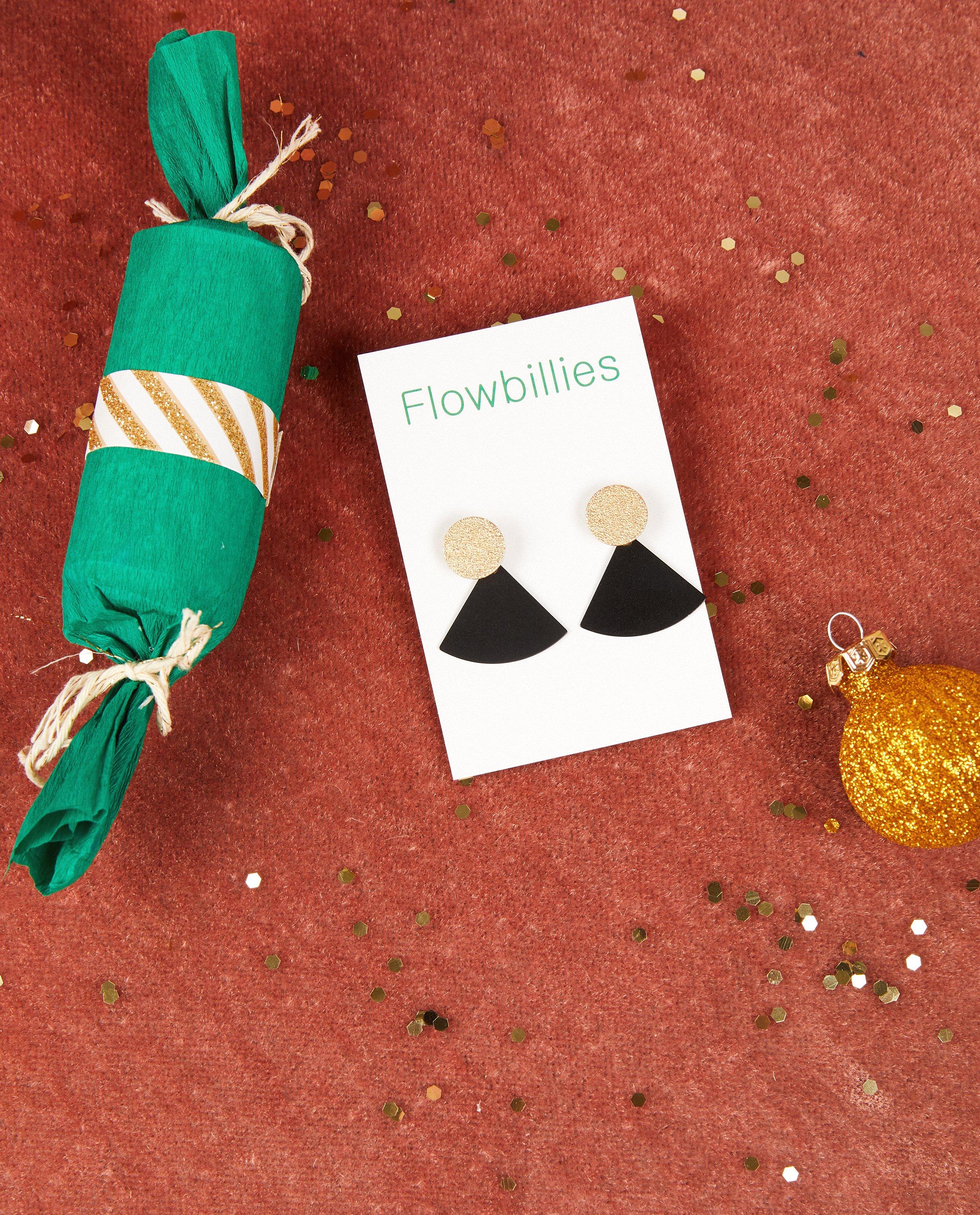 Boucles d’oreilles noires Flowbillies - null - JBC