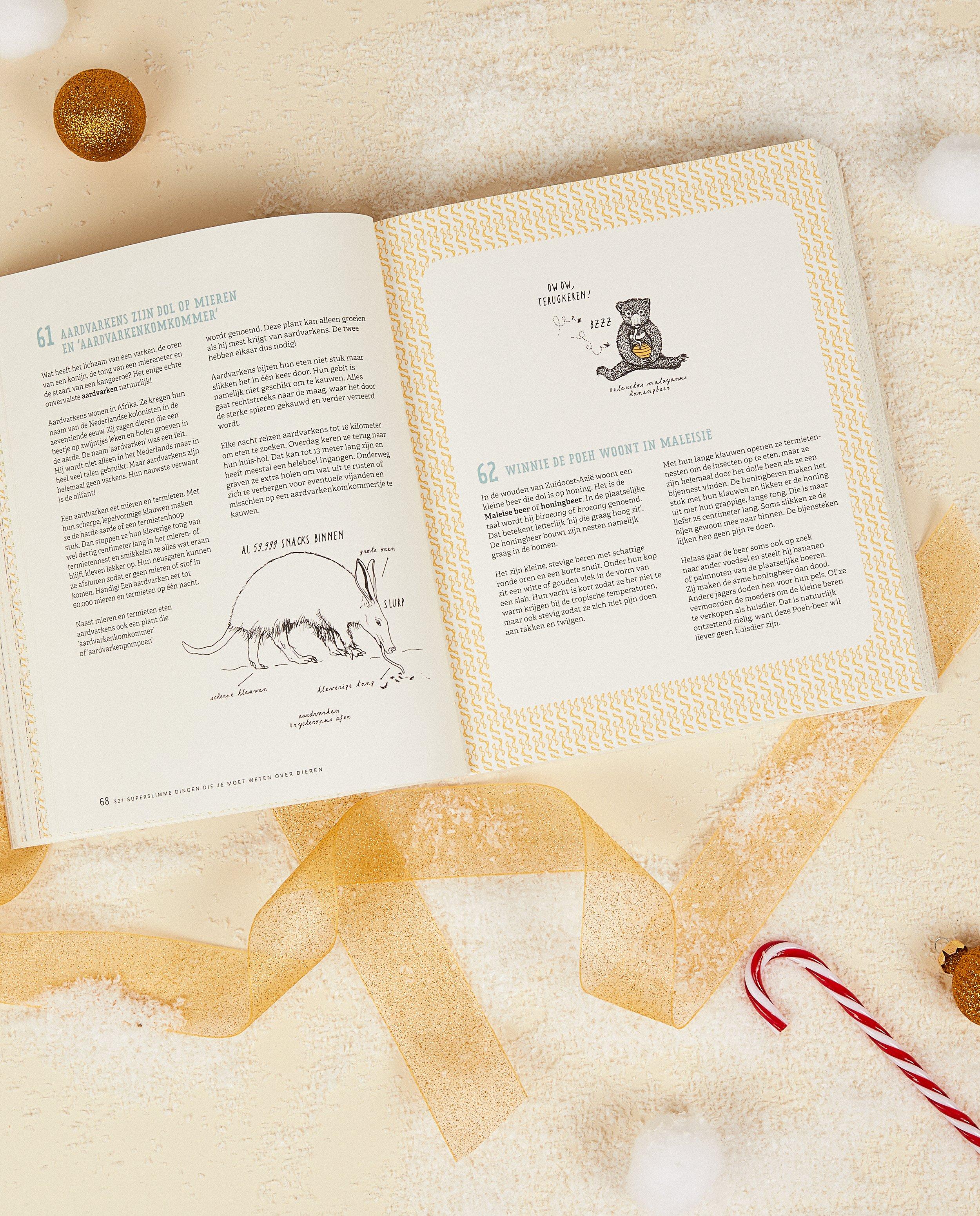 Cadeaux - Livre « 321 superslimme dingen over dieren »