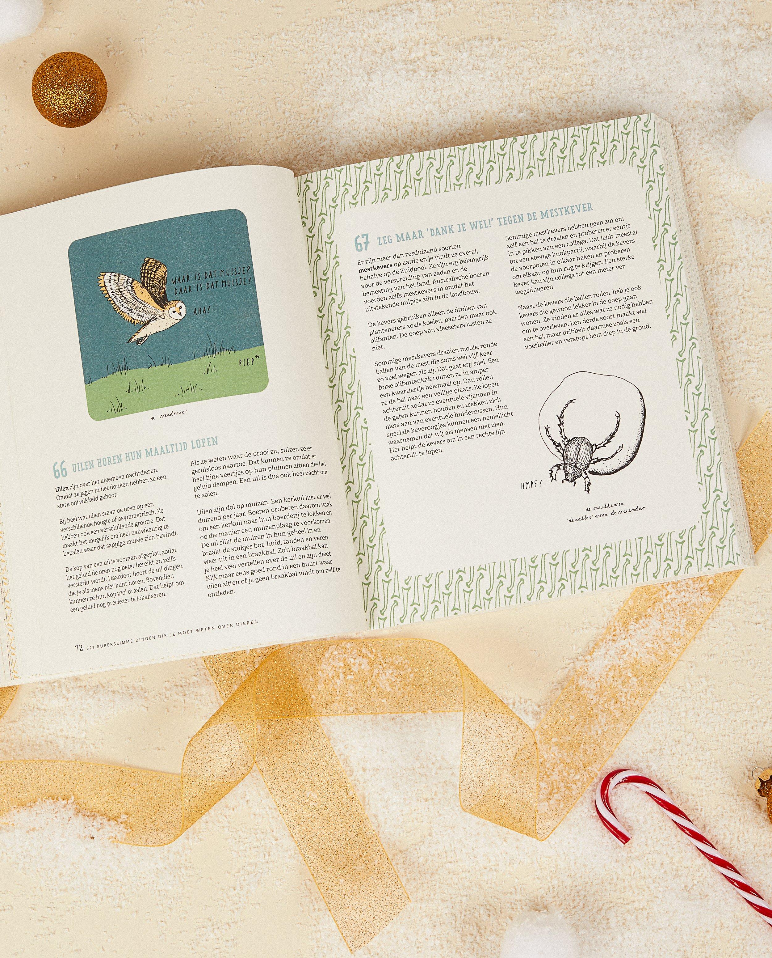 Cadeaux - Livre « 321 superslimme dingen over dieren »