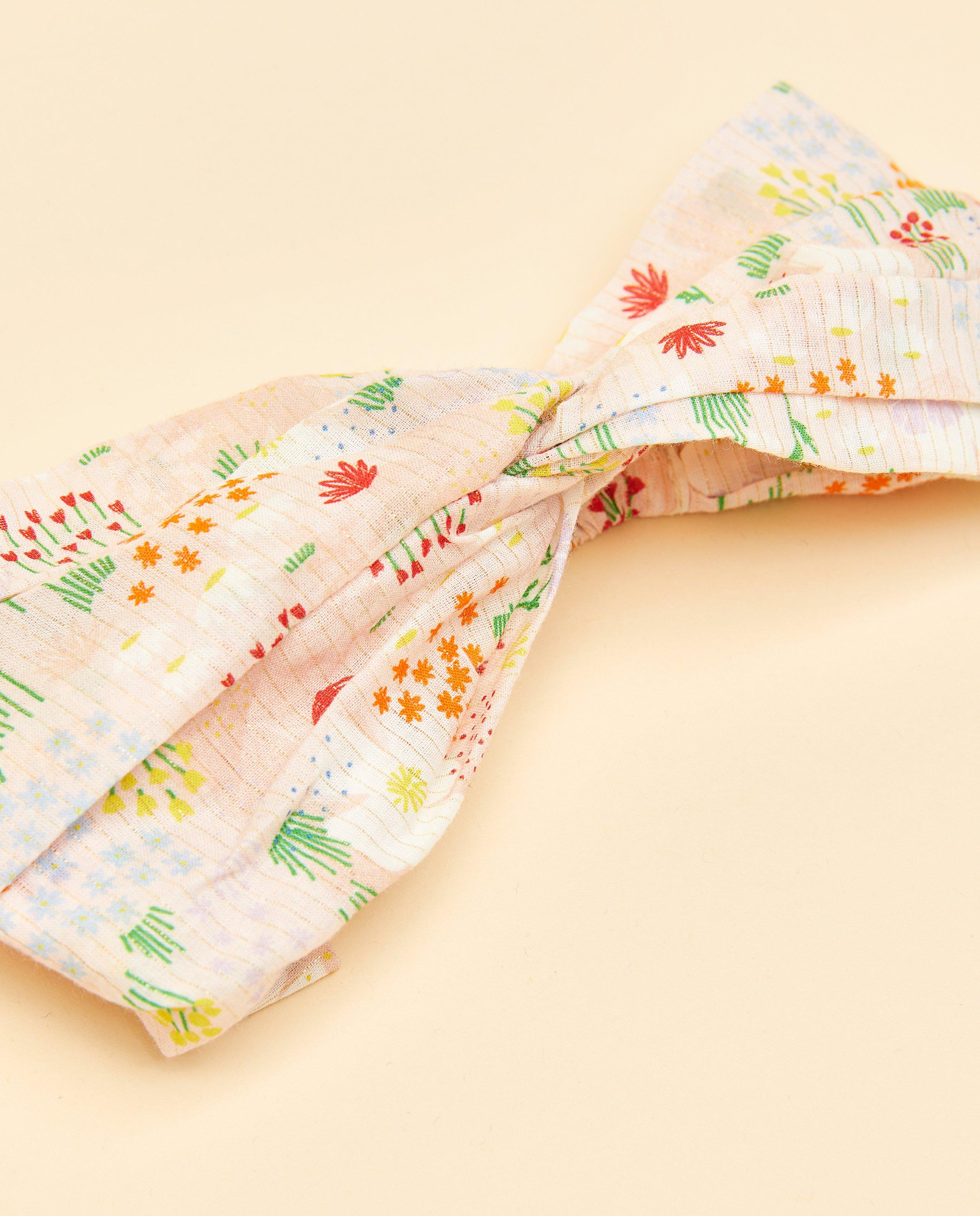 Breigoed - Haarband bloemenprint fred + ginger