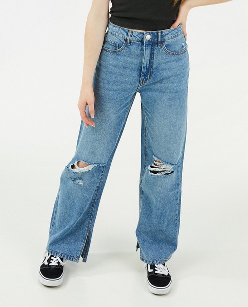 Jeans - Blauwe flared jeans Marley