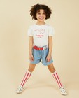 Wit T-shirt met print fred + ginger - null - Fred + Ginger