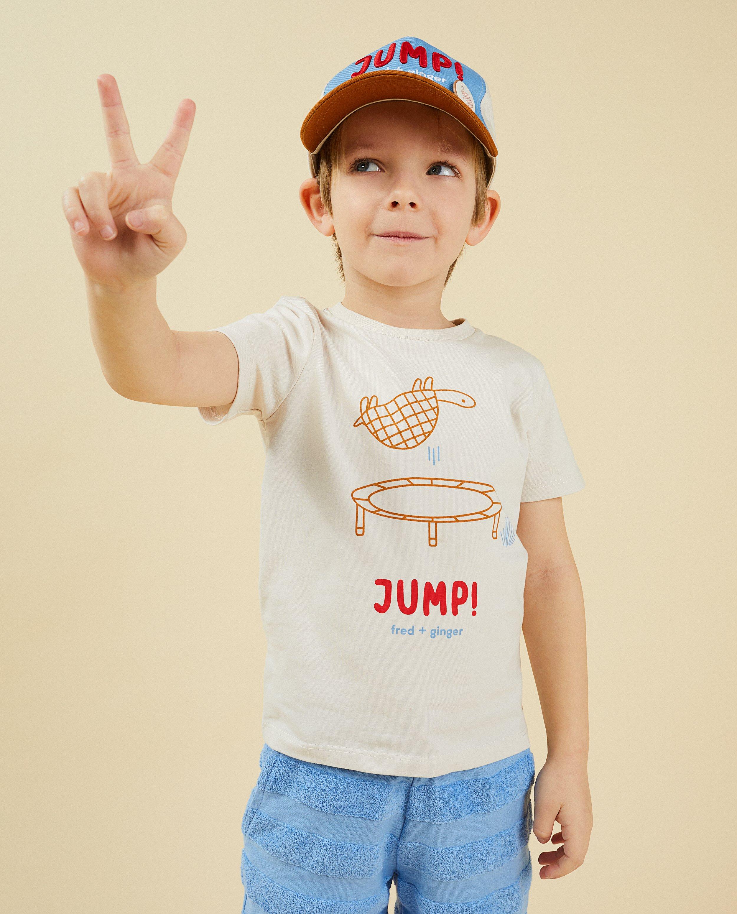 Beige T-shirt fred + ginger - Product Detail - wit - afbeelding nummer 2