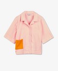 Chemises - Chemisier rose avec une petite poche CKS