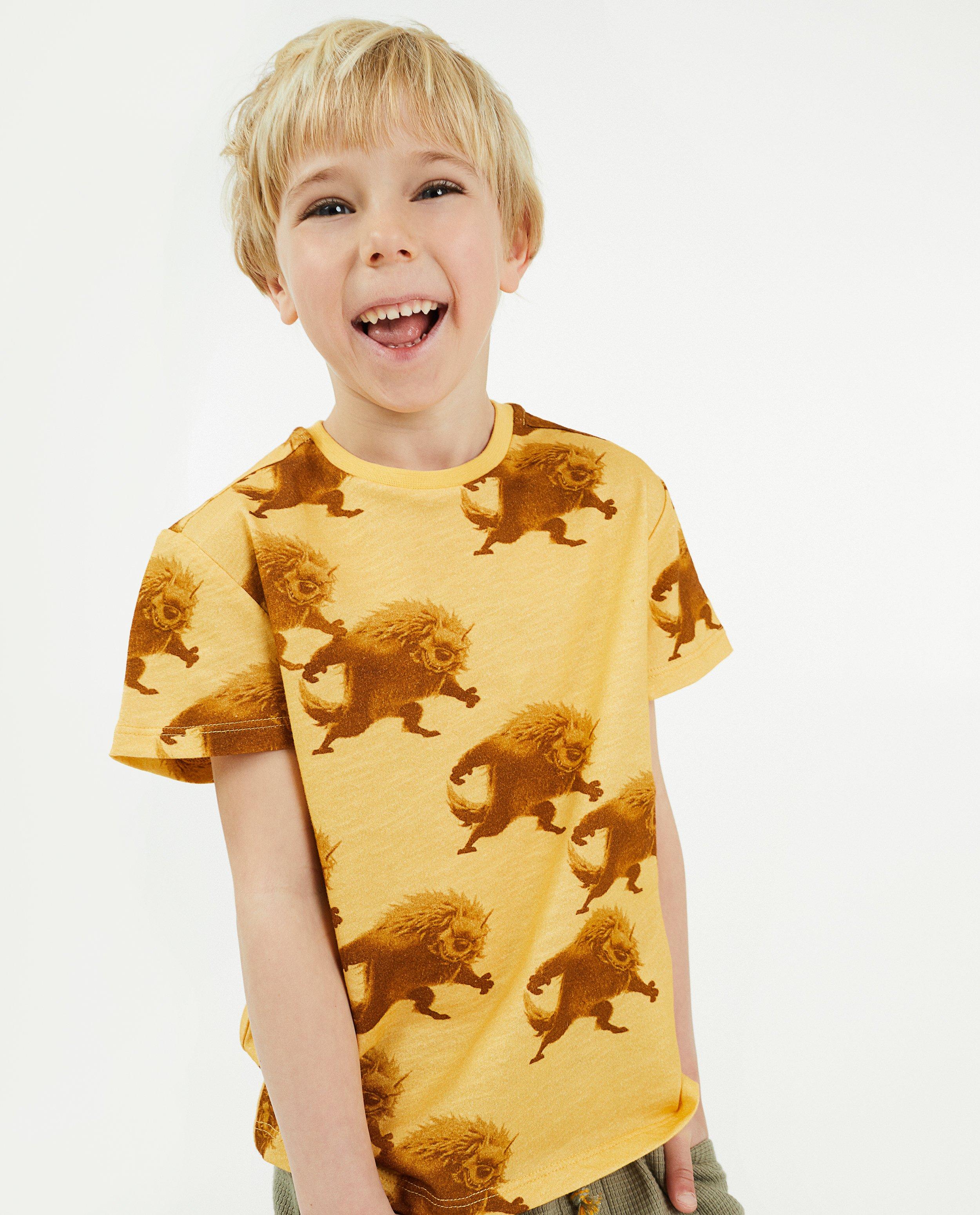 T-shirts - Blauw T-shirt 100% Wolf