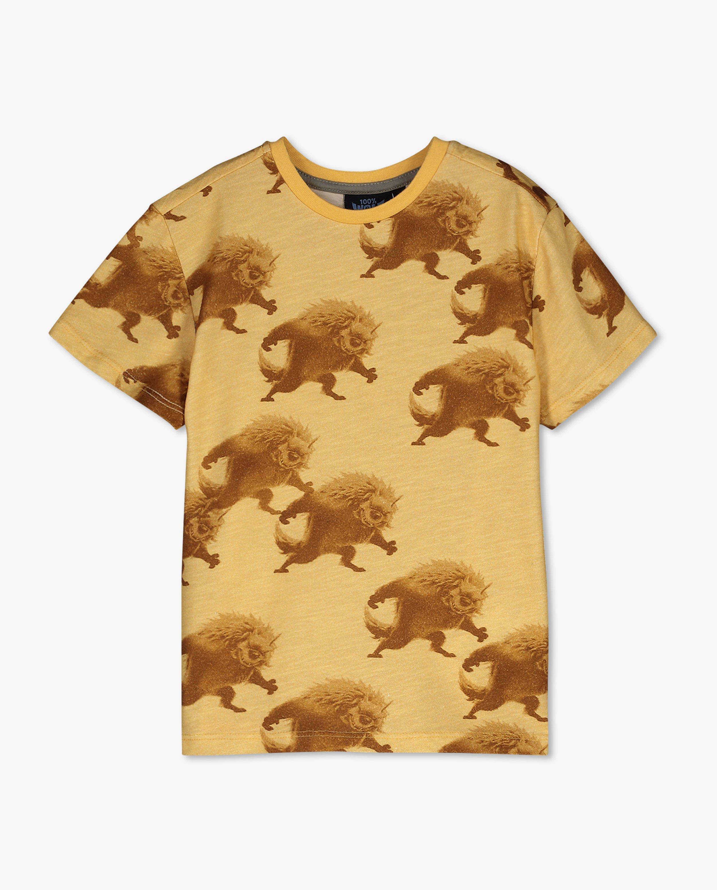 T-shirts - Blauw T-shirt 100% Wolf