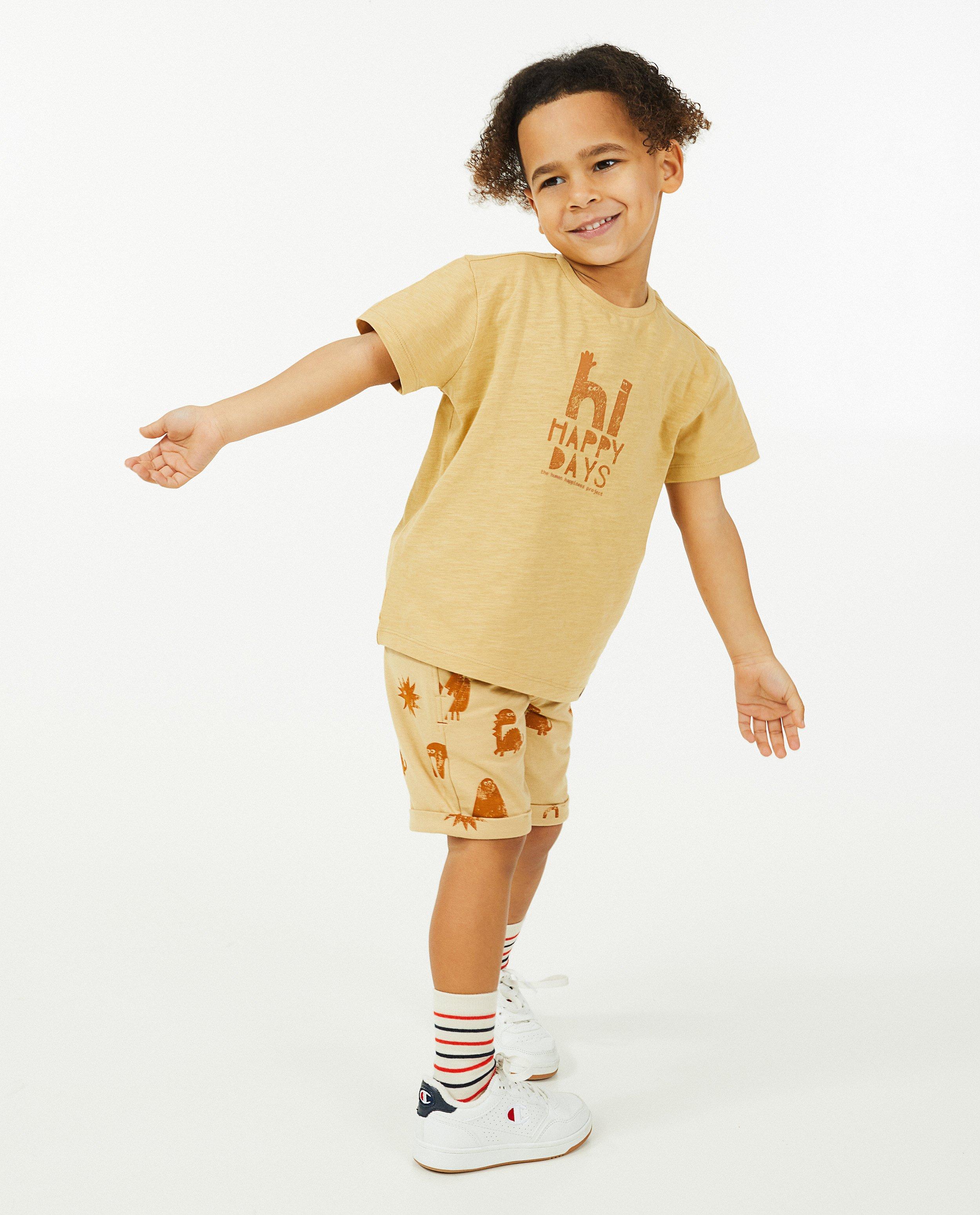 T-shirt brun orangé Vic le Viking - null - Vic le Viking