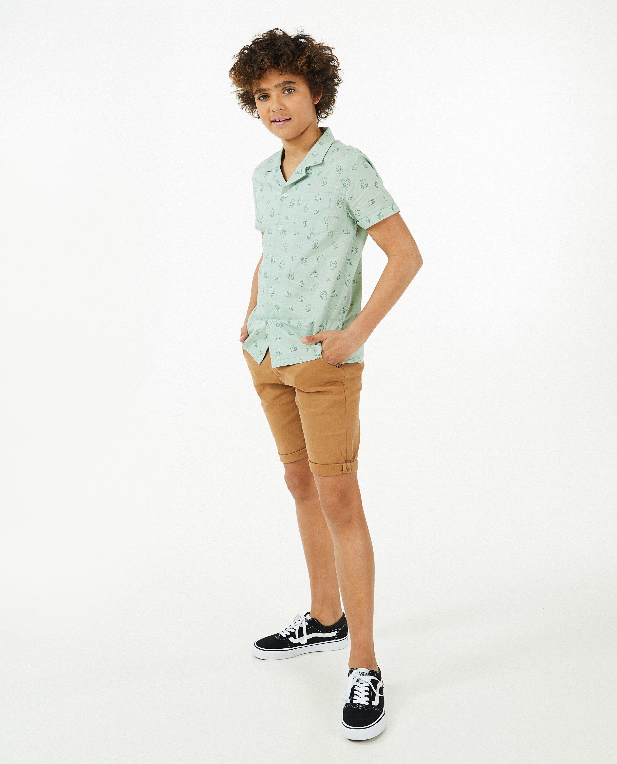 Bruine short Dylan Haegens - null - Dylan Haegens