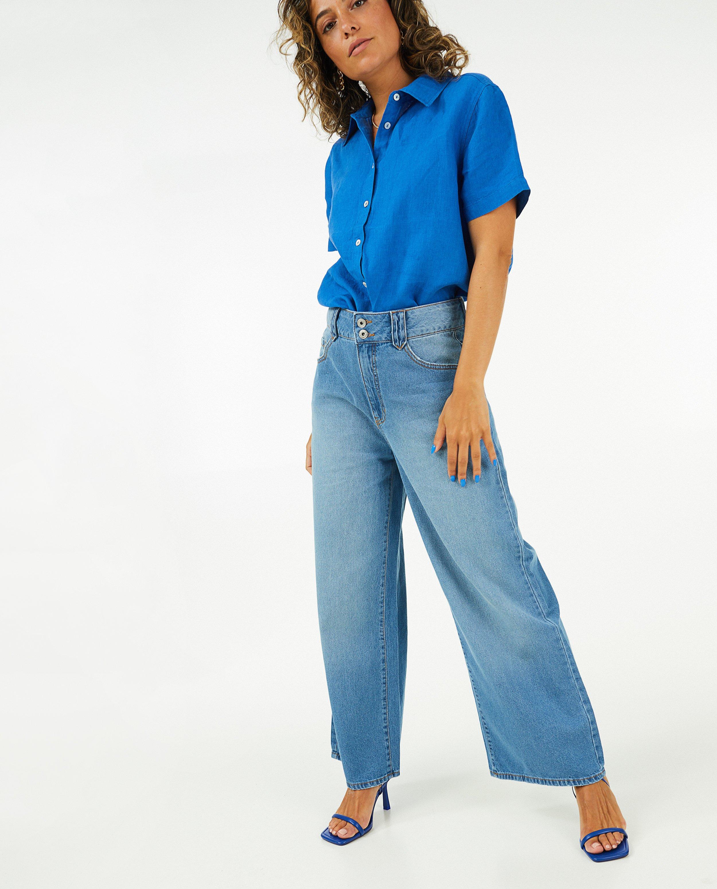 Jeans - Jeans à coupe wide leg