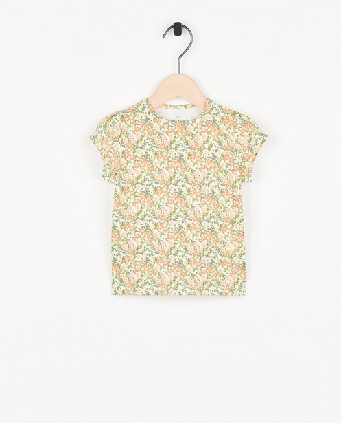 T-shirtje met bloemenprint - null - Cuddles and Smiles