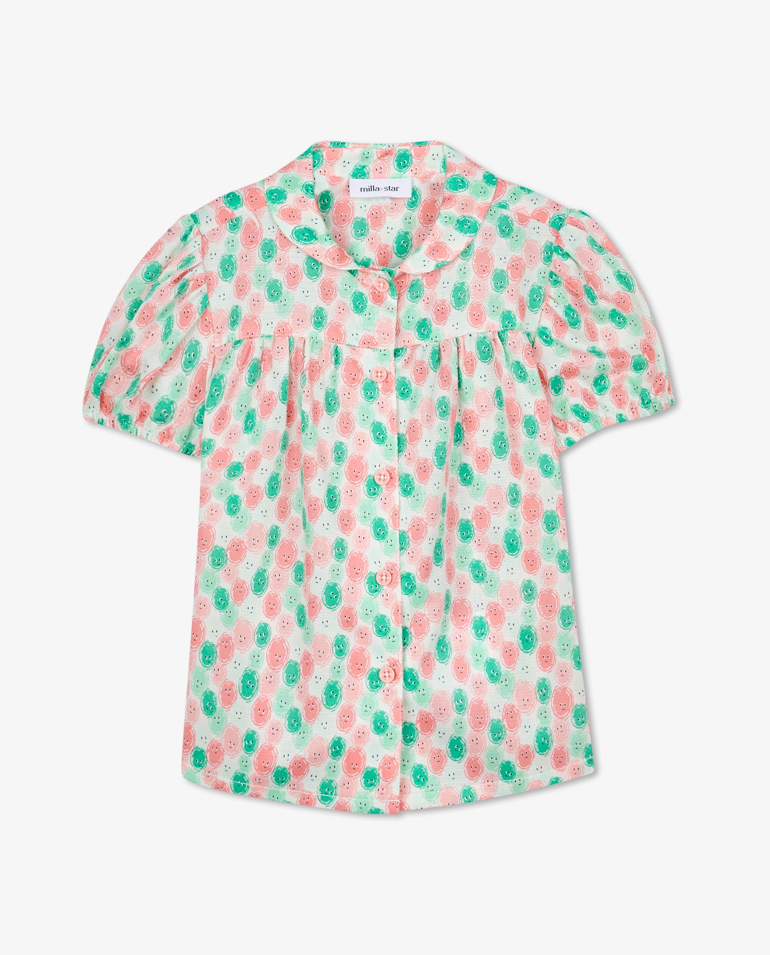 Chemises - T-shirt blanc à imprimé à pois