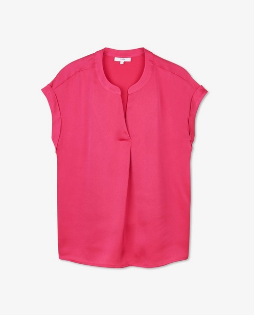 Hemden - Roze hemdje met kelkkraag