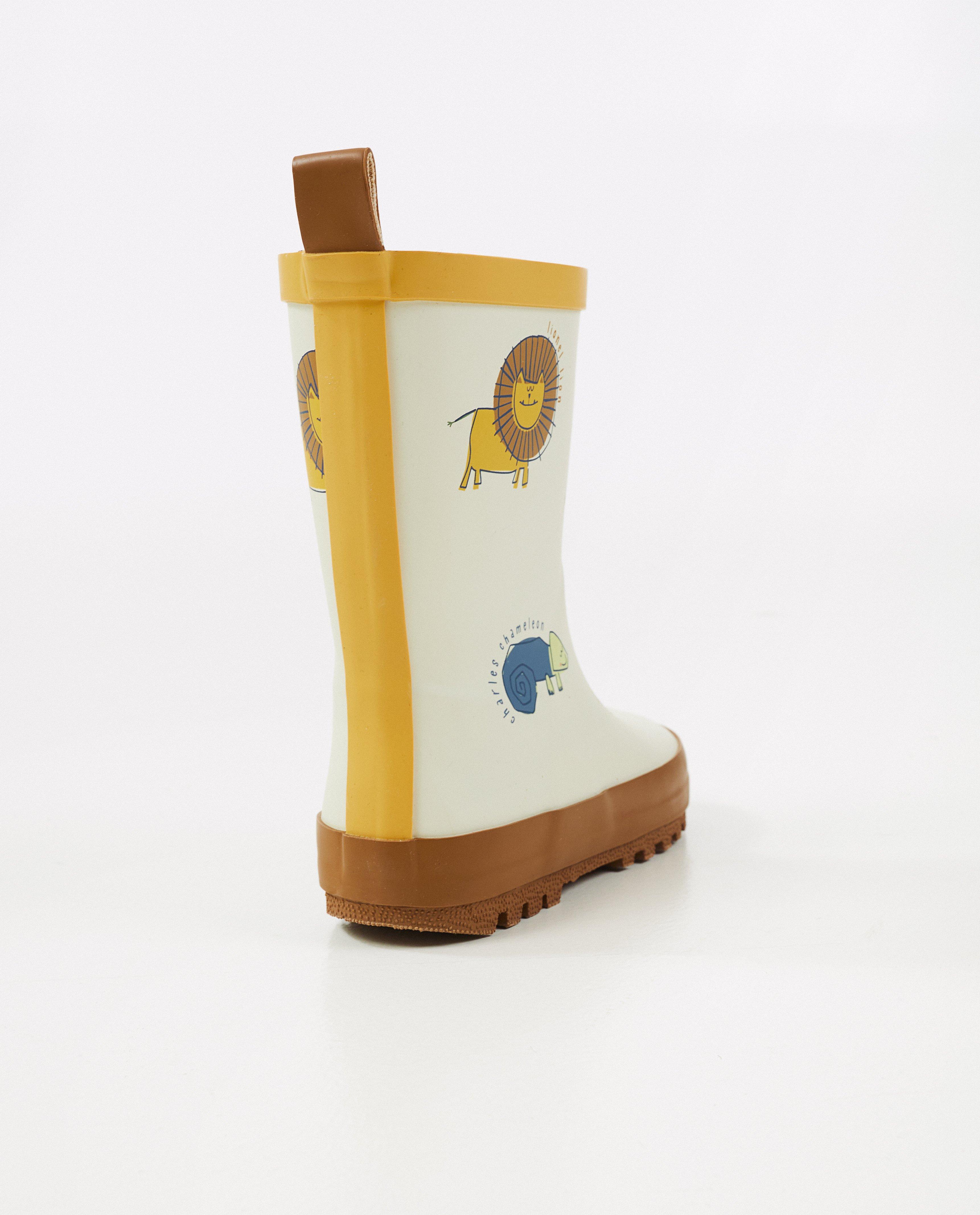Bottes &agrave; imprim&eacute; animal - D&eacute;tails du produit - beige - image num&eacute;ro 2