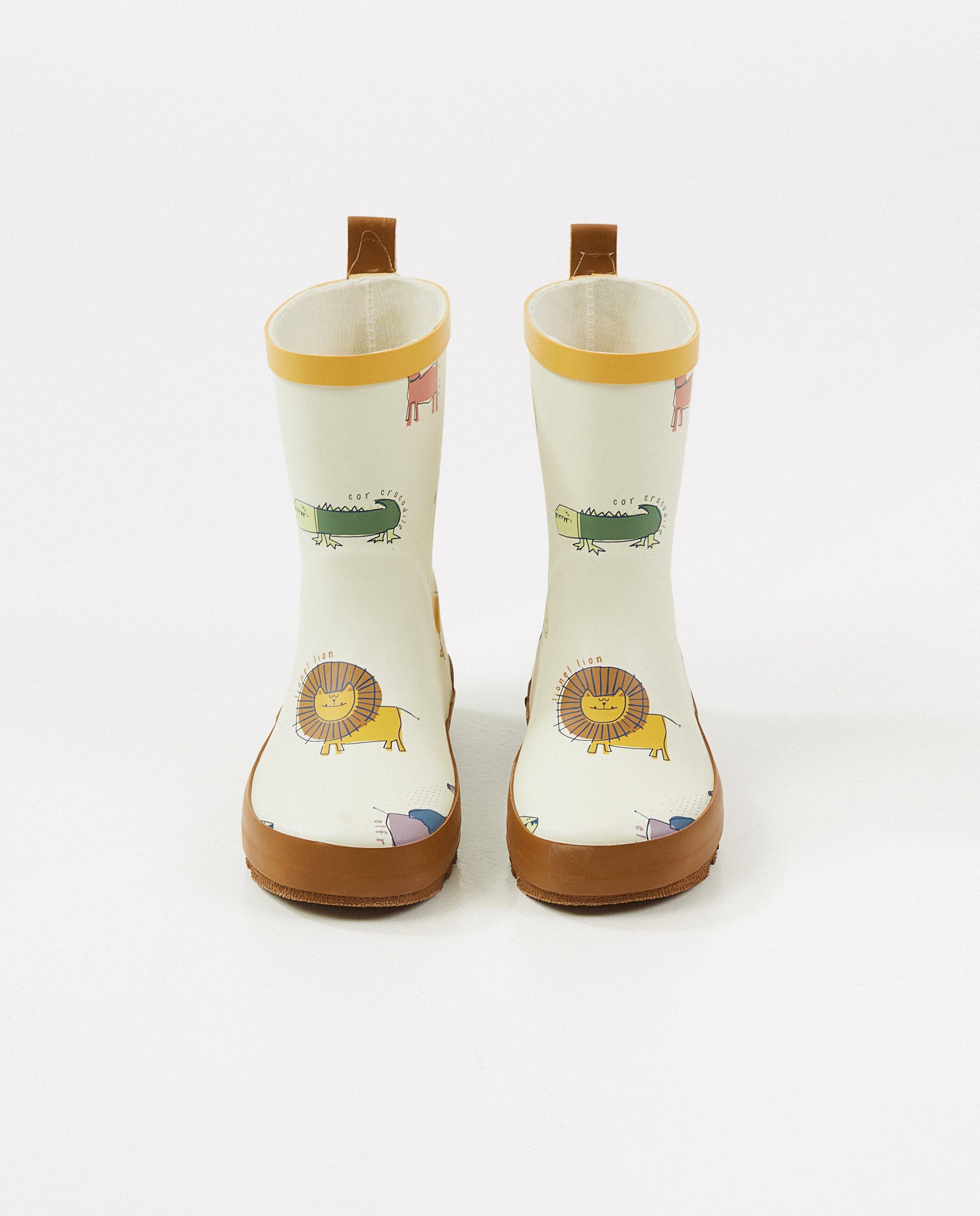 Bottes &agrave; imprim&eacute; animal - D&eacute;tails du produit - beige - image num&eacute;ro 3