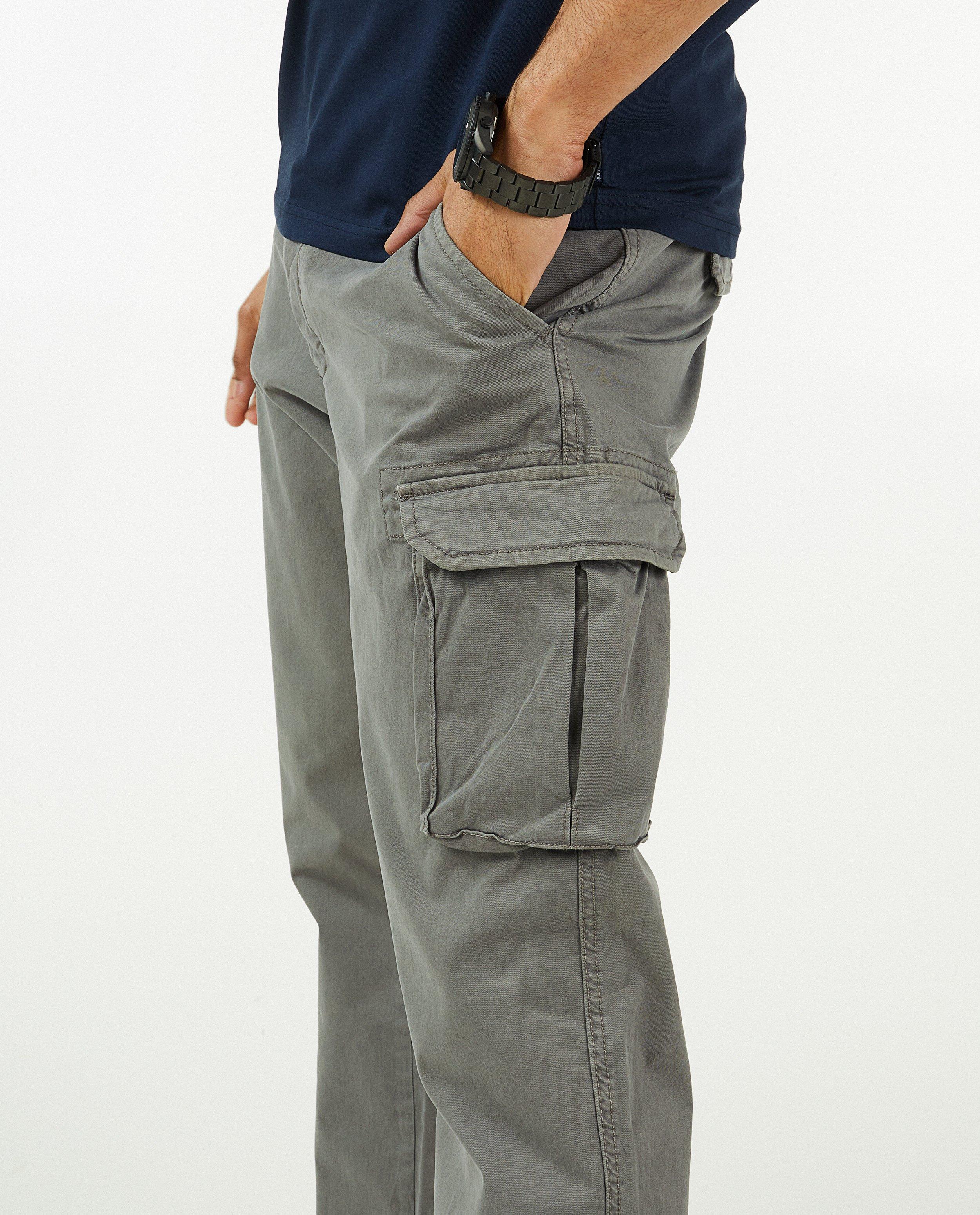 Pantalon cargo gris OVS - D&eacute;tails du produit - gris - image num&eacute;ro 4