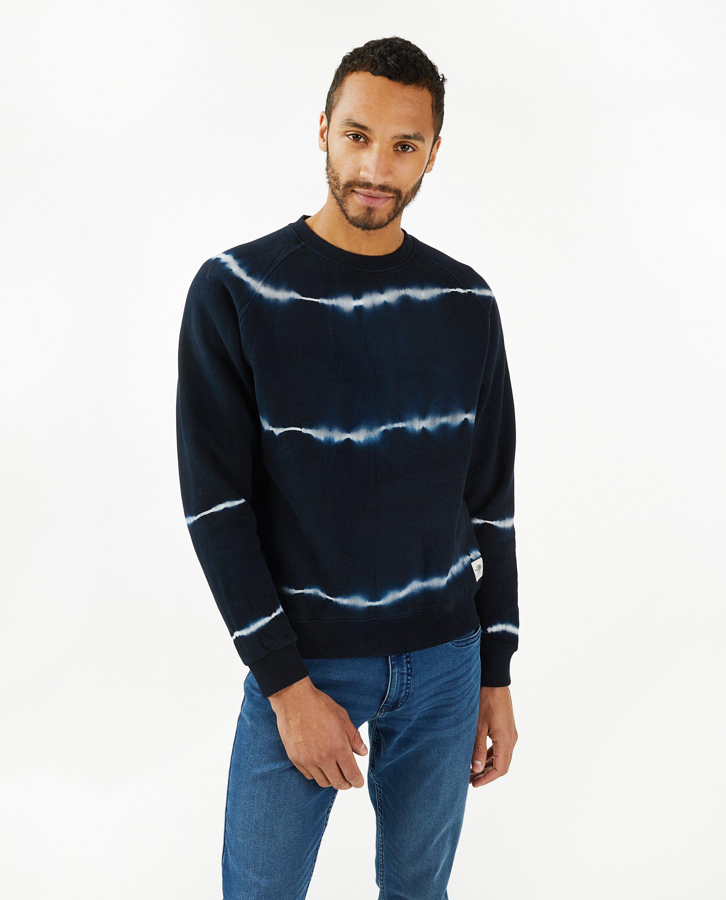 Sweaters - Blauwe sweater I AM met tie dye