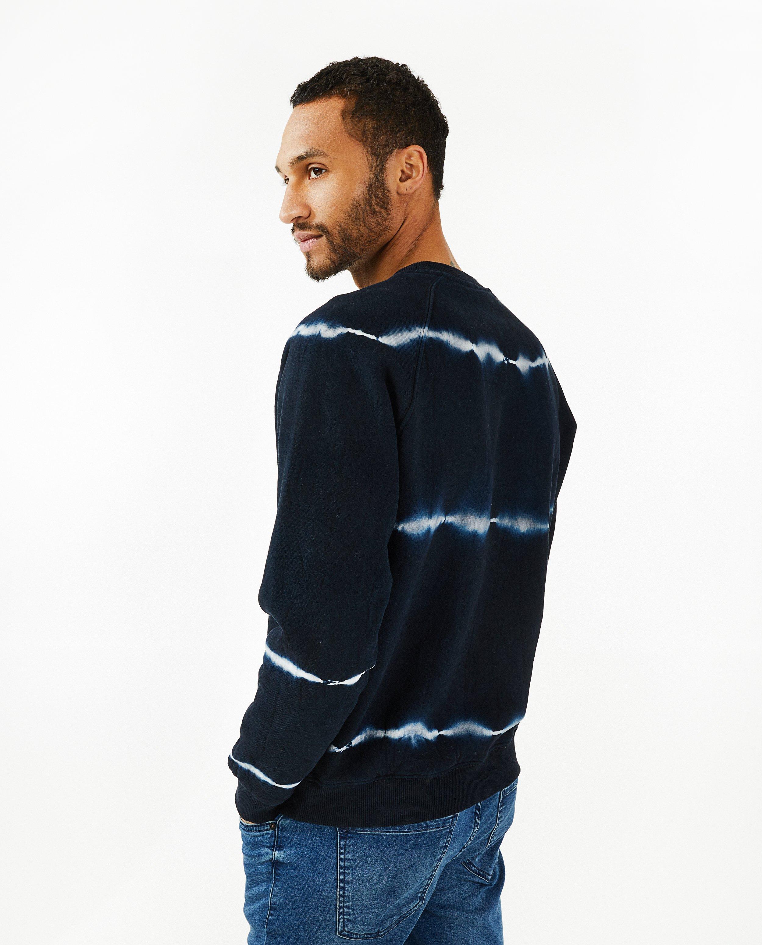 Sweaters - Blauwe sweater I AM met tie dye