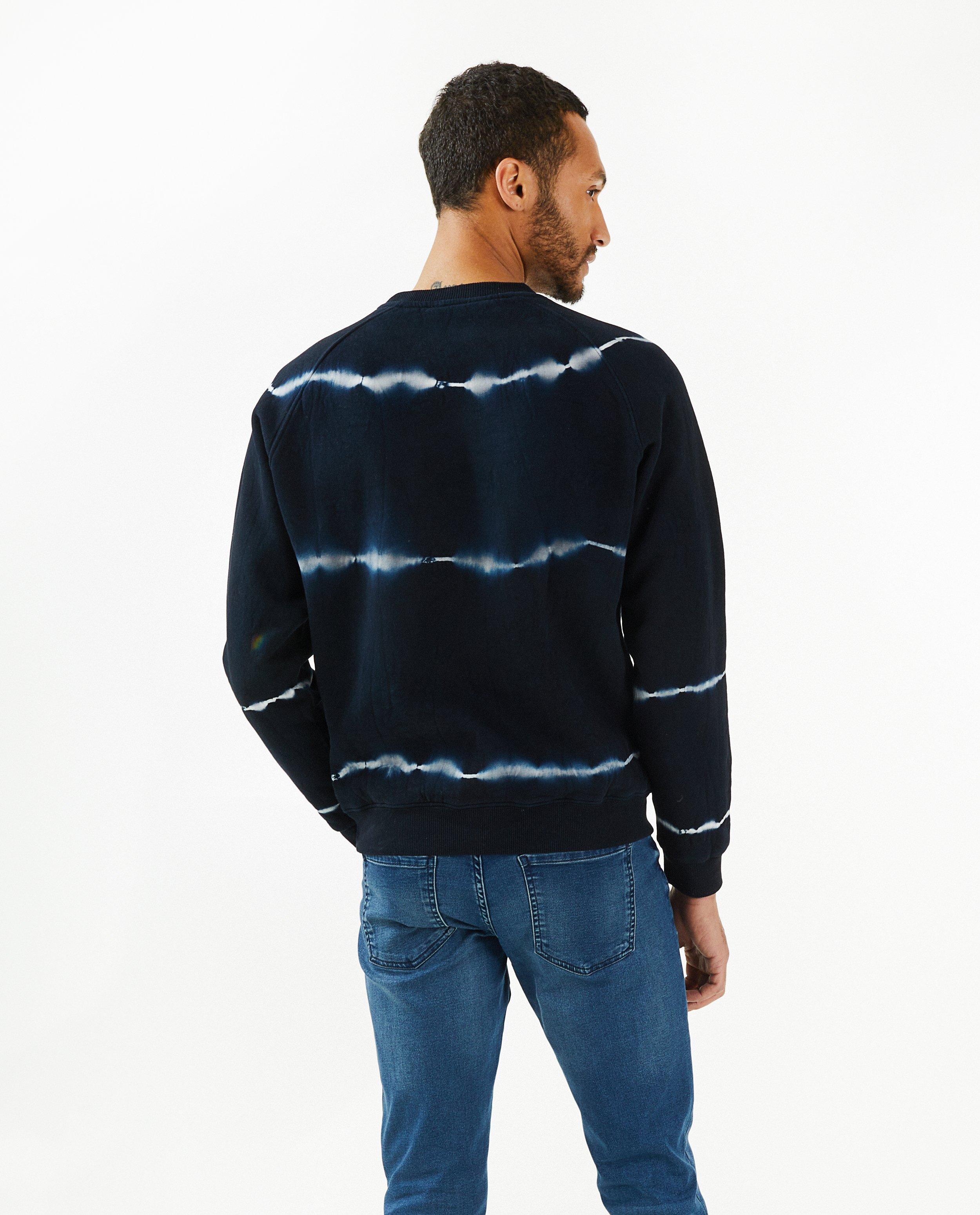 Sweaters - Blauwe sweater I AM met tie dye