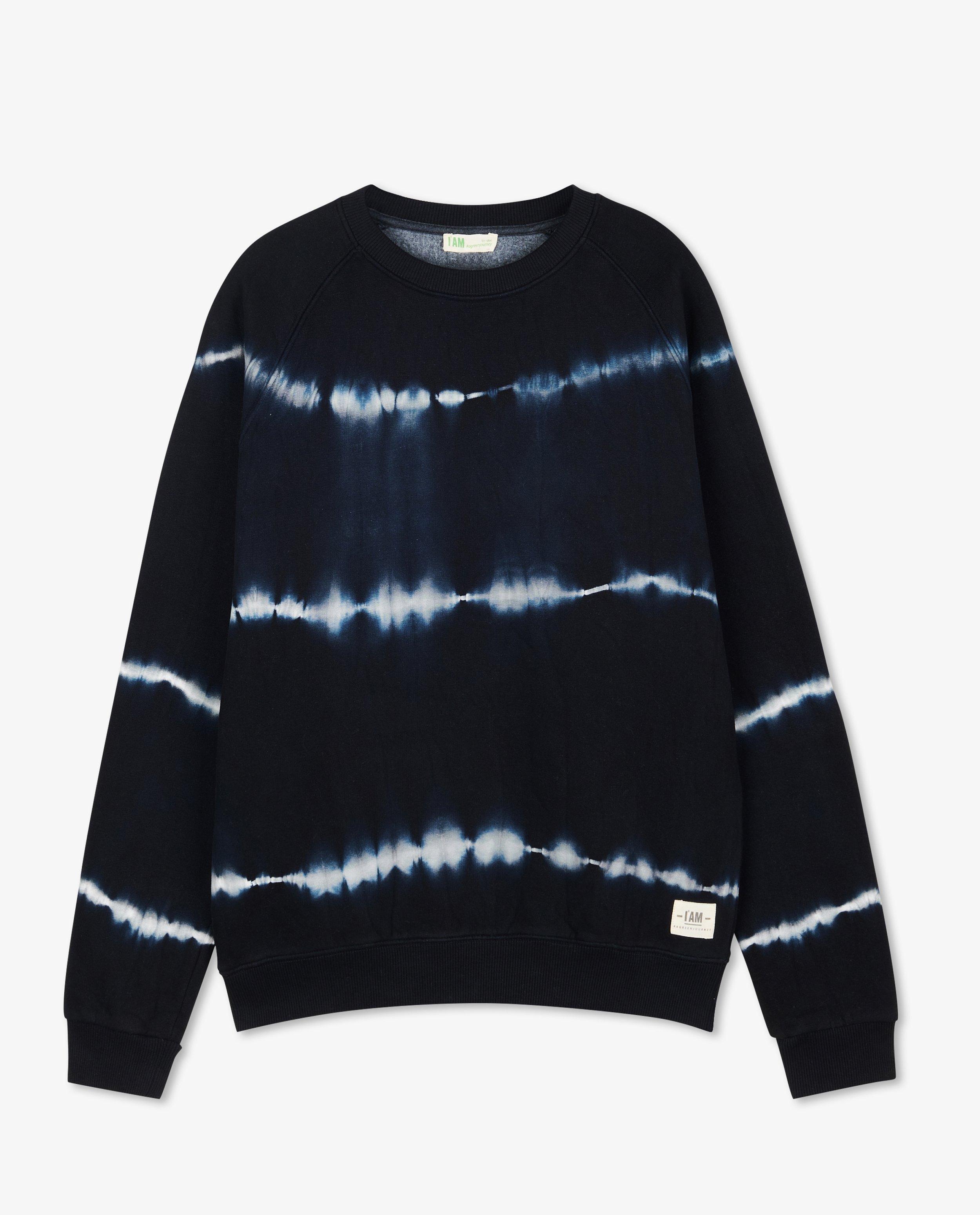 Sweaters - Blauwe sweater I AM met tie dye