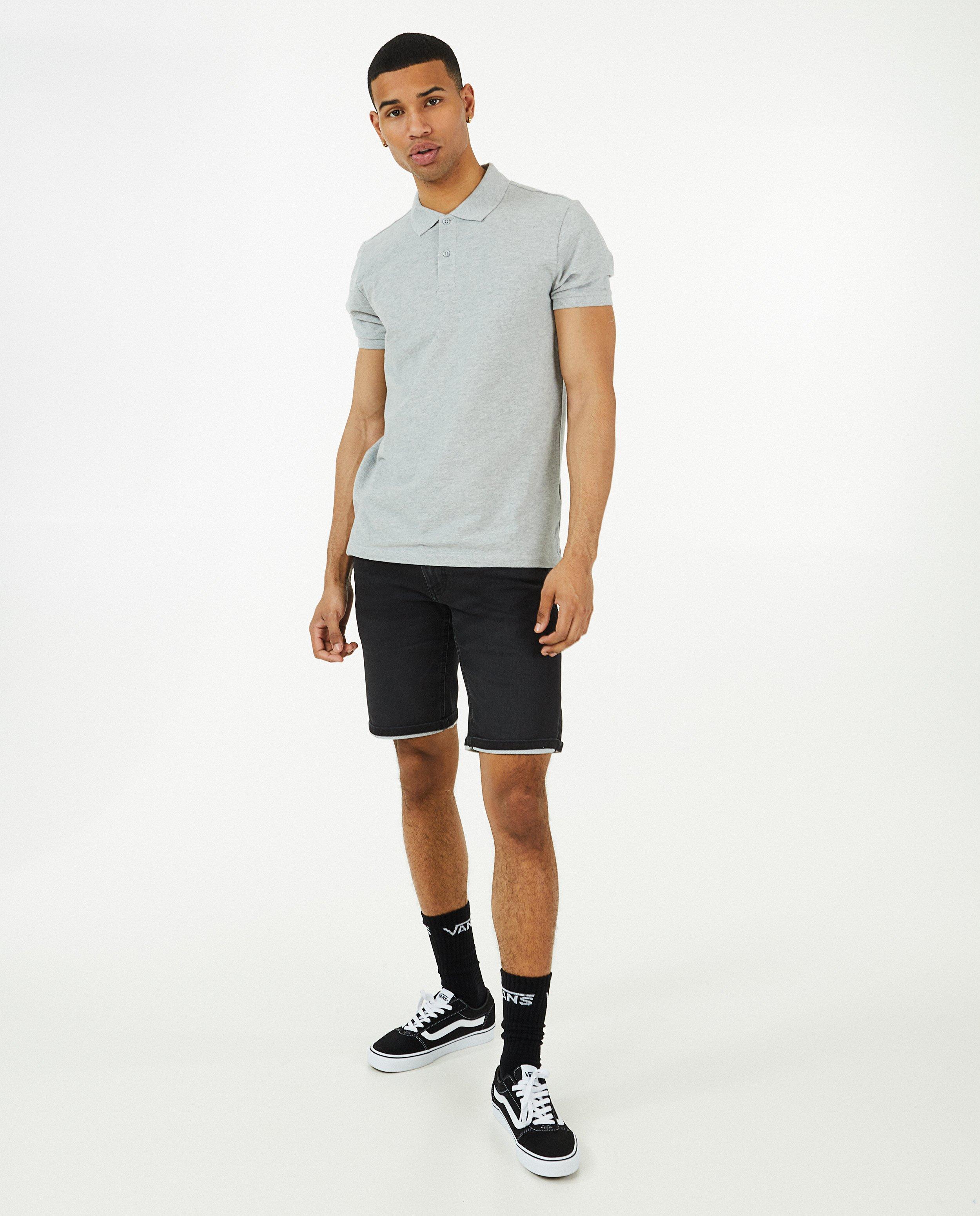 Polo's - Donkerblauwe polo OVS