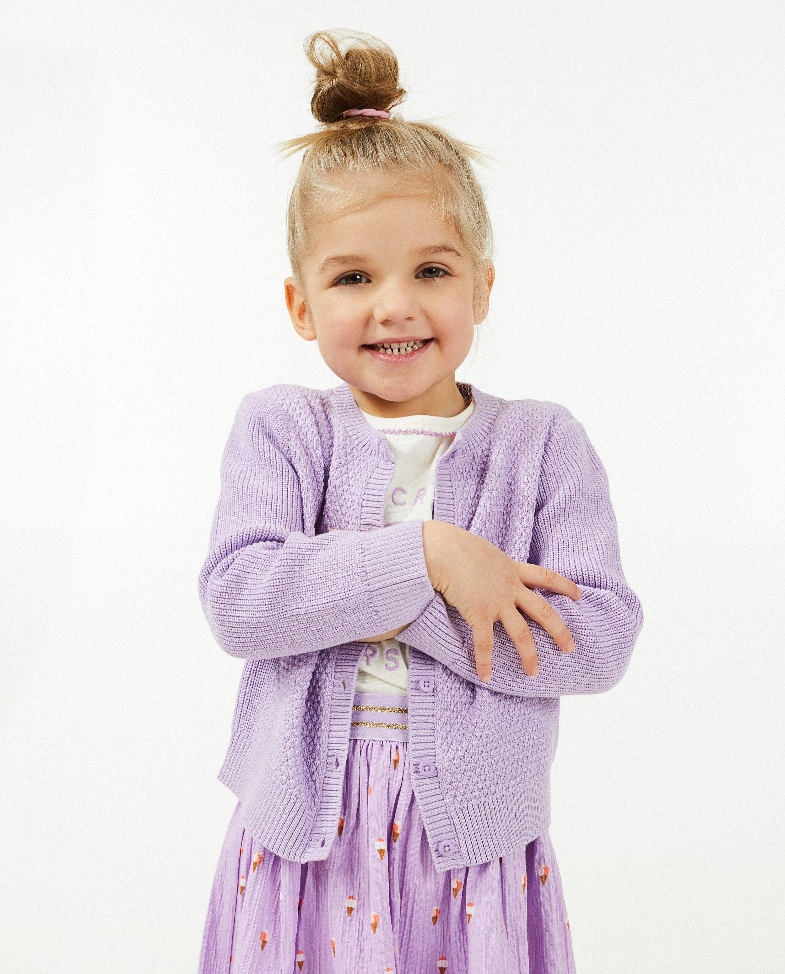 Paarse cardigan Maya - Product Detail - lila - afbeelding nummer 2