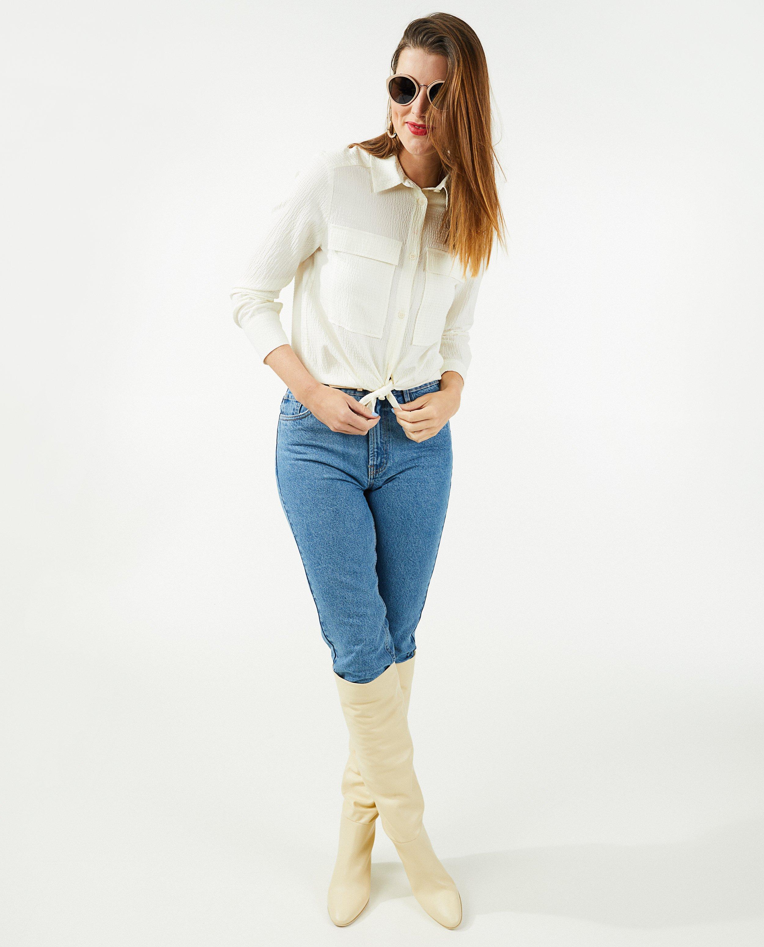 Jeans - Jeans mom bleu clair OVS