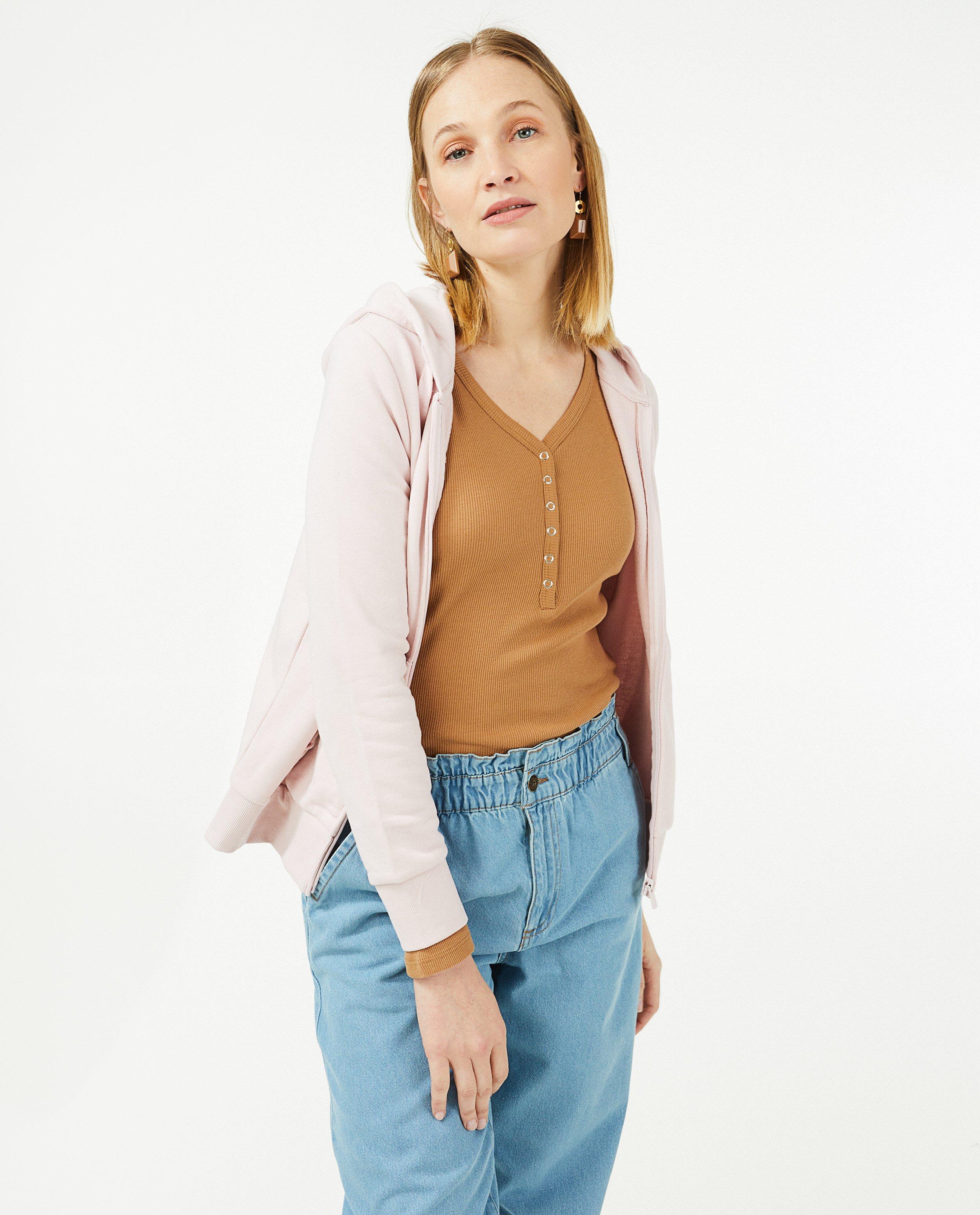 Gilet molletonné rose clair OVS - null - OVS