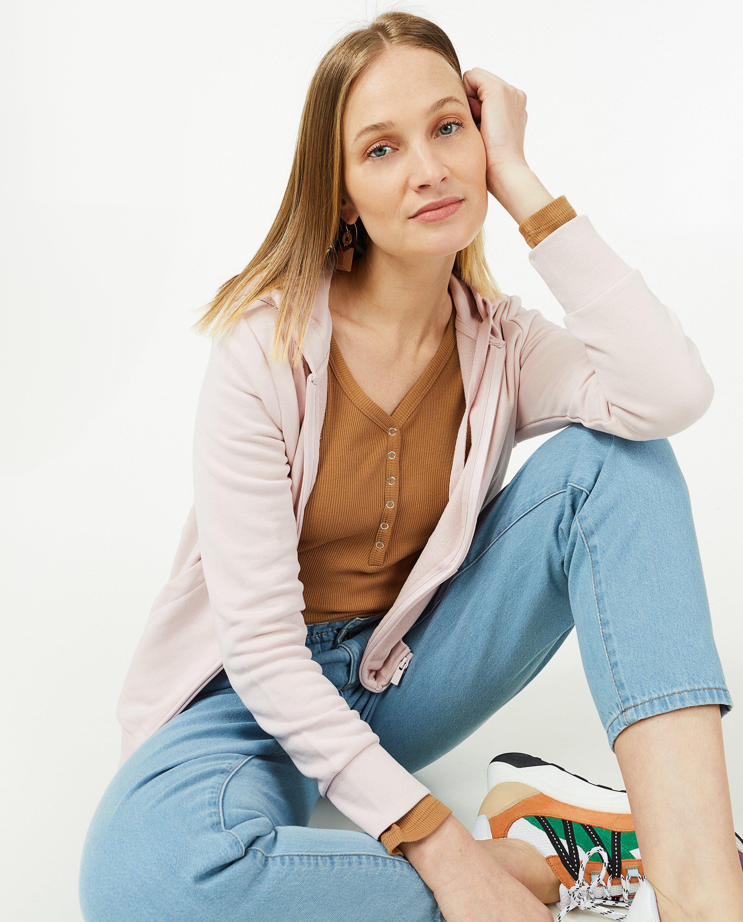 Sweats - Gilet molletonné vert pâle OVS
