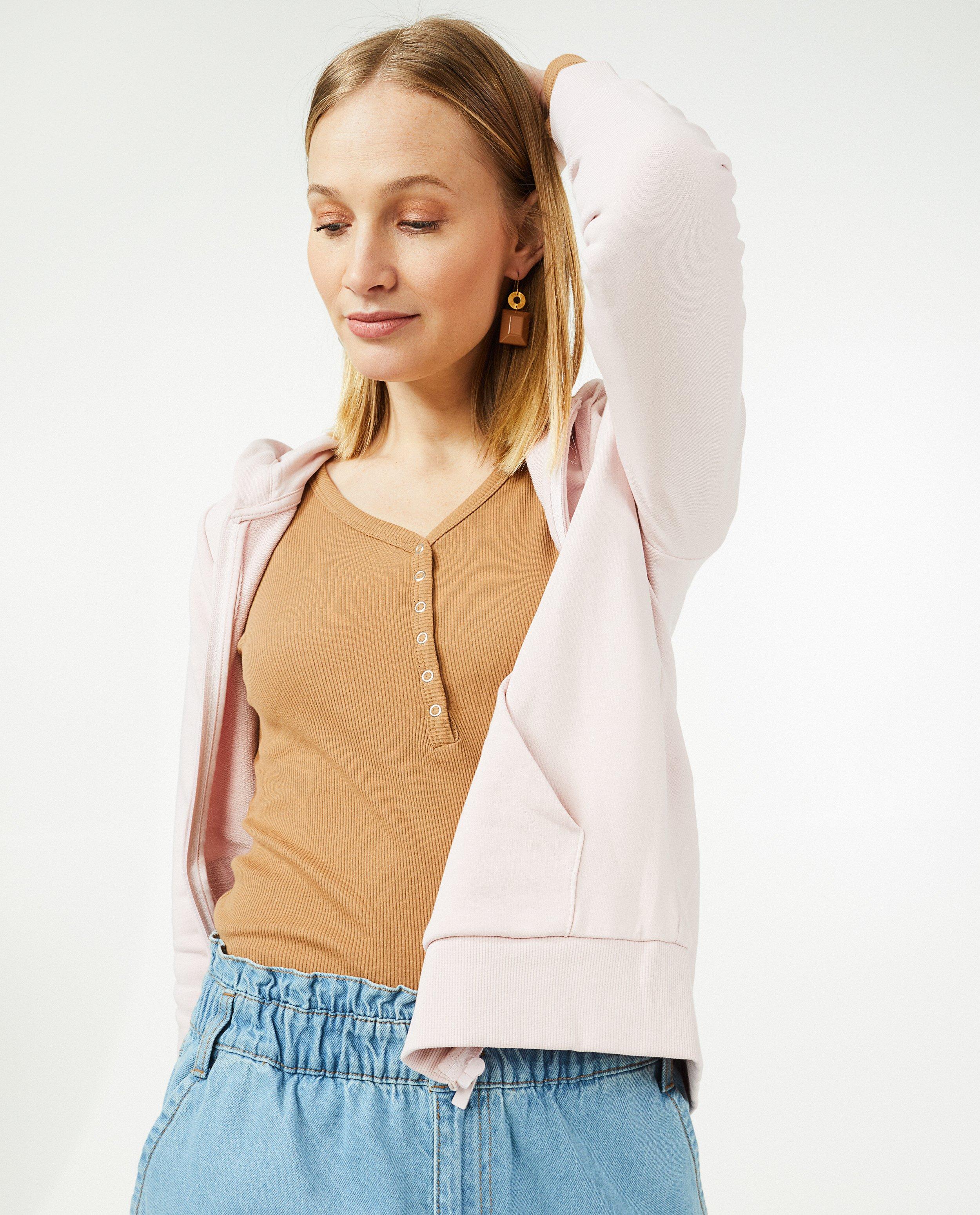 Sweats - Gilet molletonné vert pâle OVS