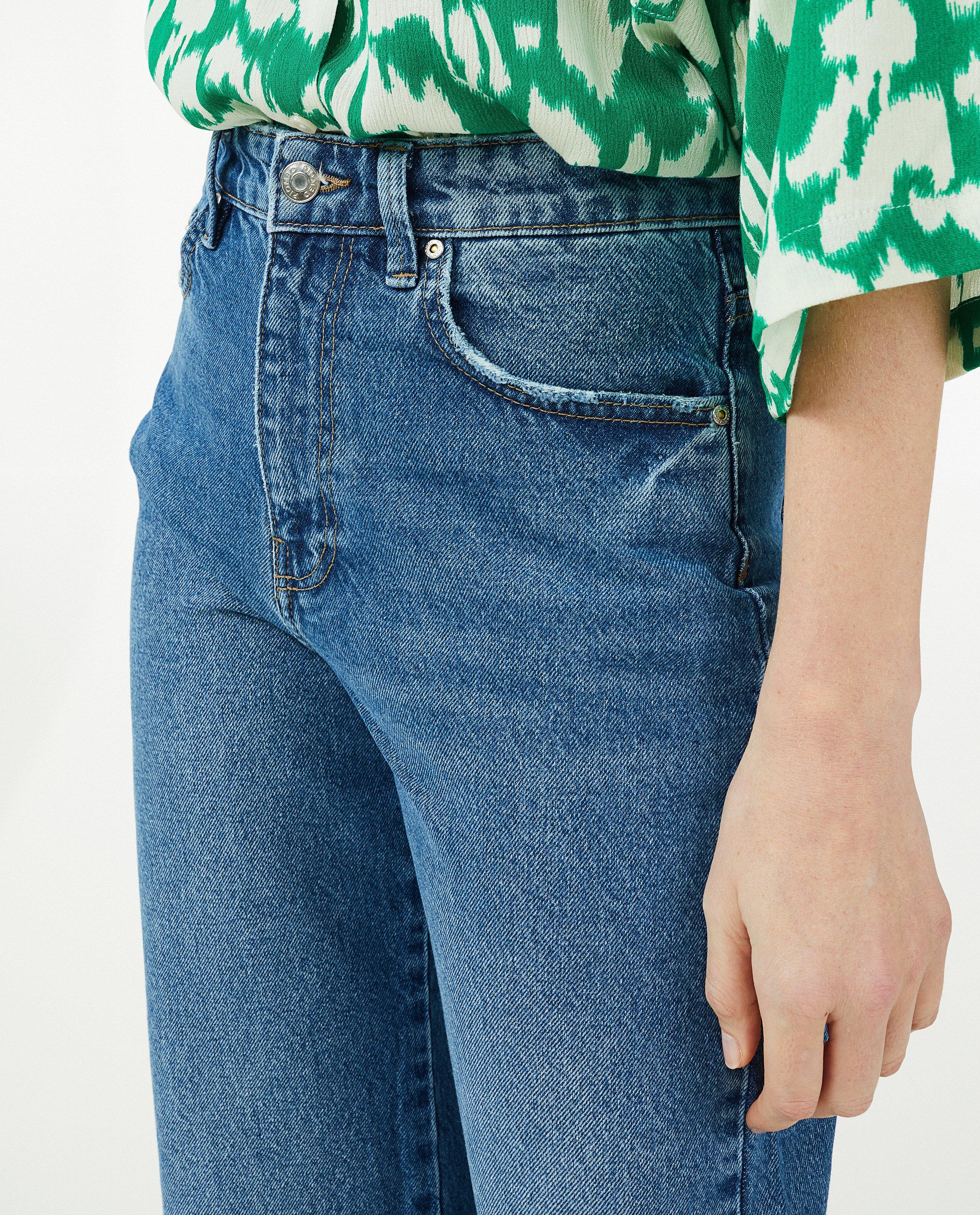 Jeans - Jeans bleu à jambes larges