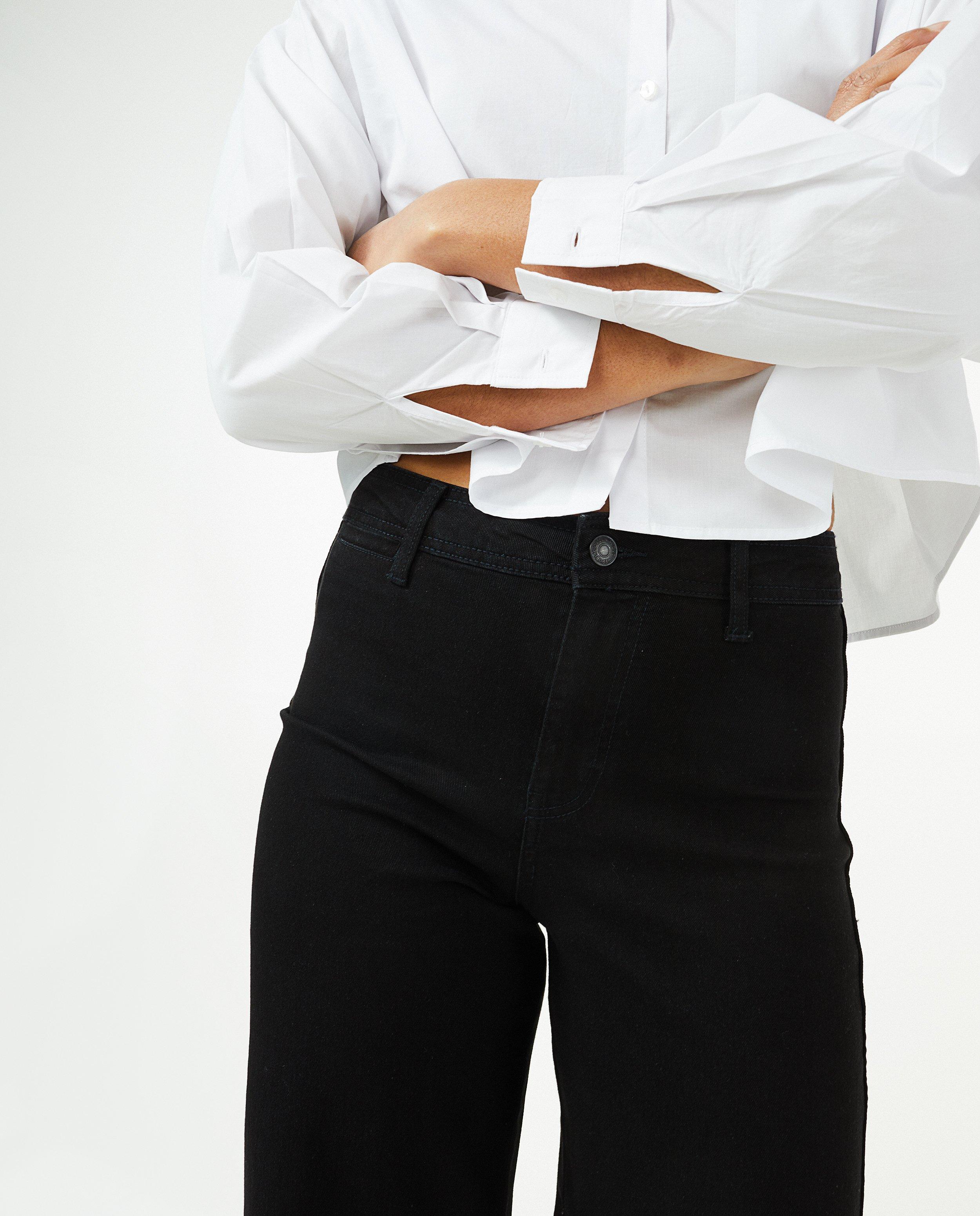 Jeans - Jeans noir à jambes larges OVS