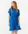 Kleedjes - Blauwe jurk met print OVS