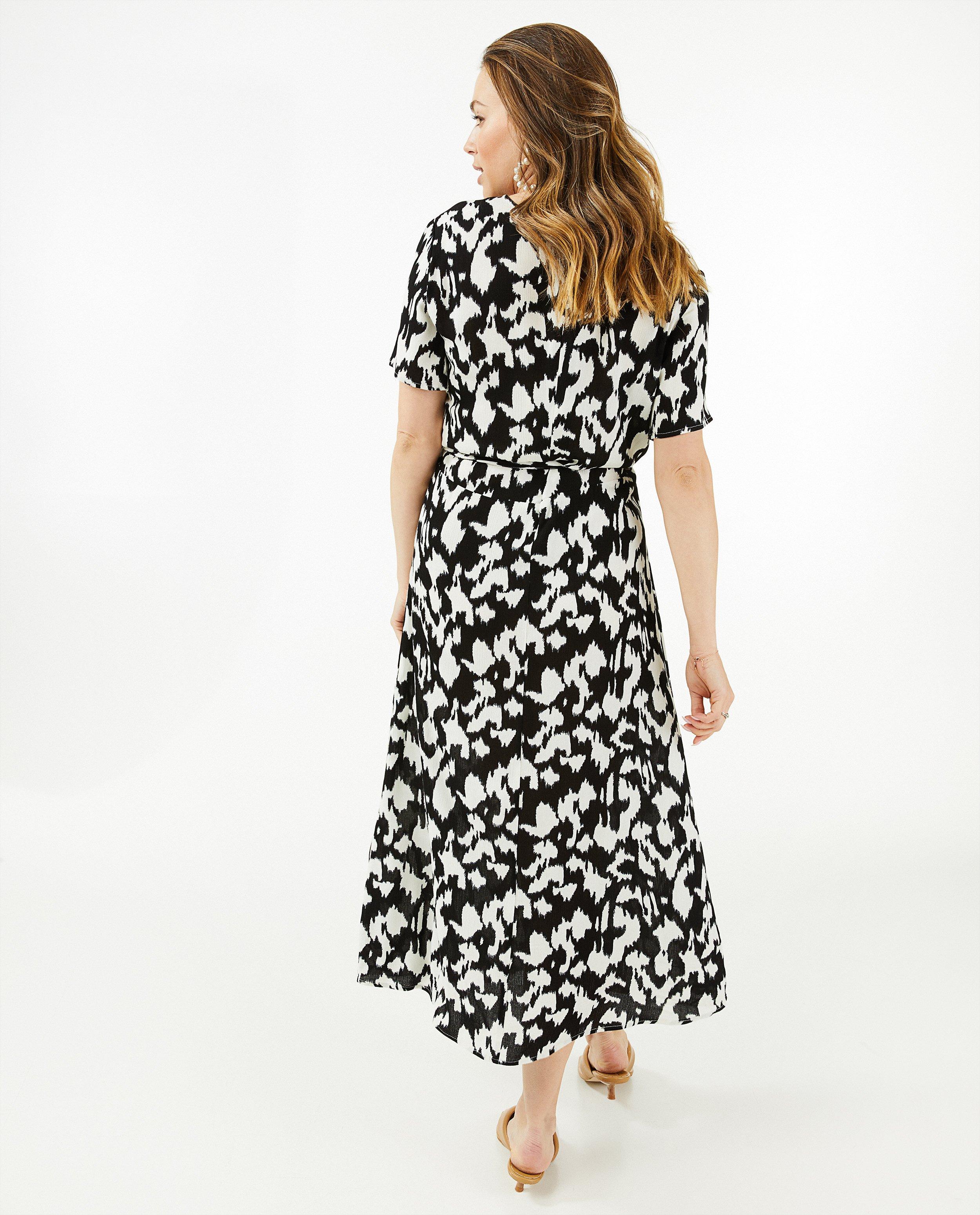 Robes - Robe à imprimé noir et blanc