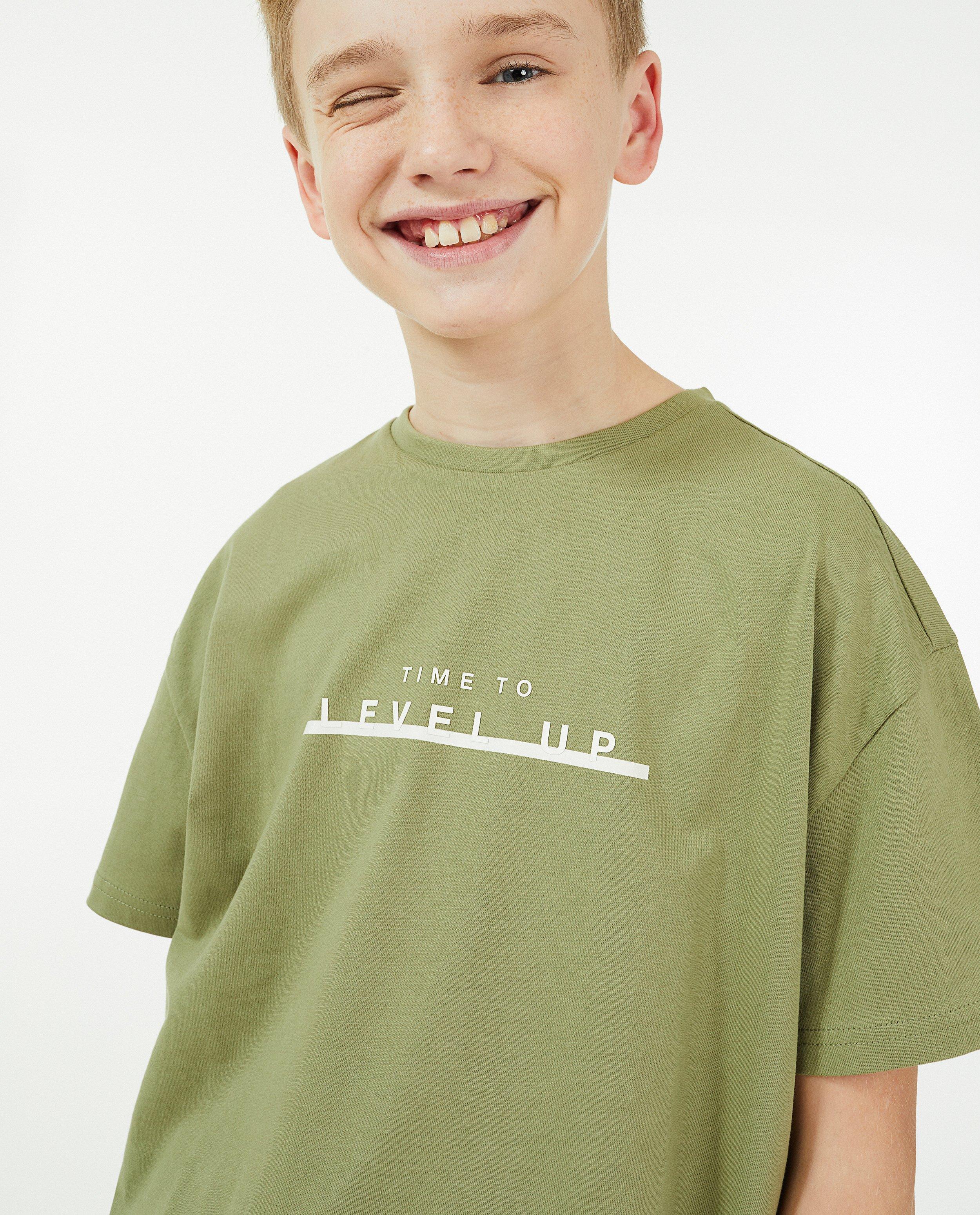 T-shirts - T-shirt en coton bio à inscription