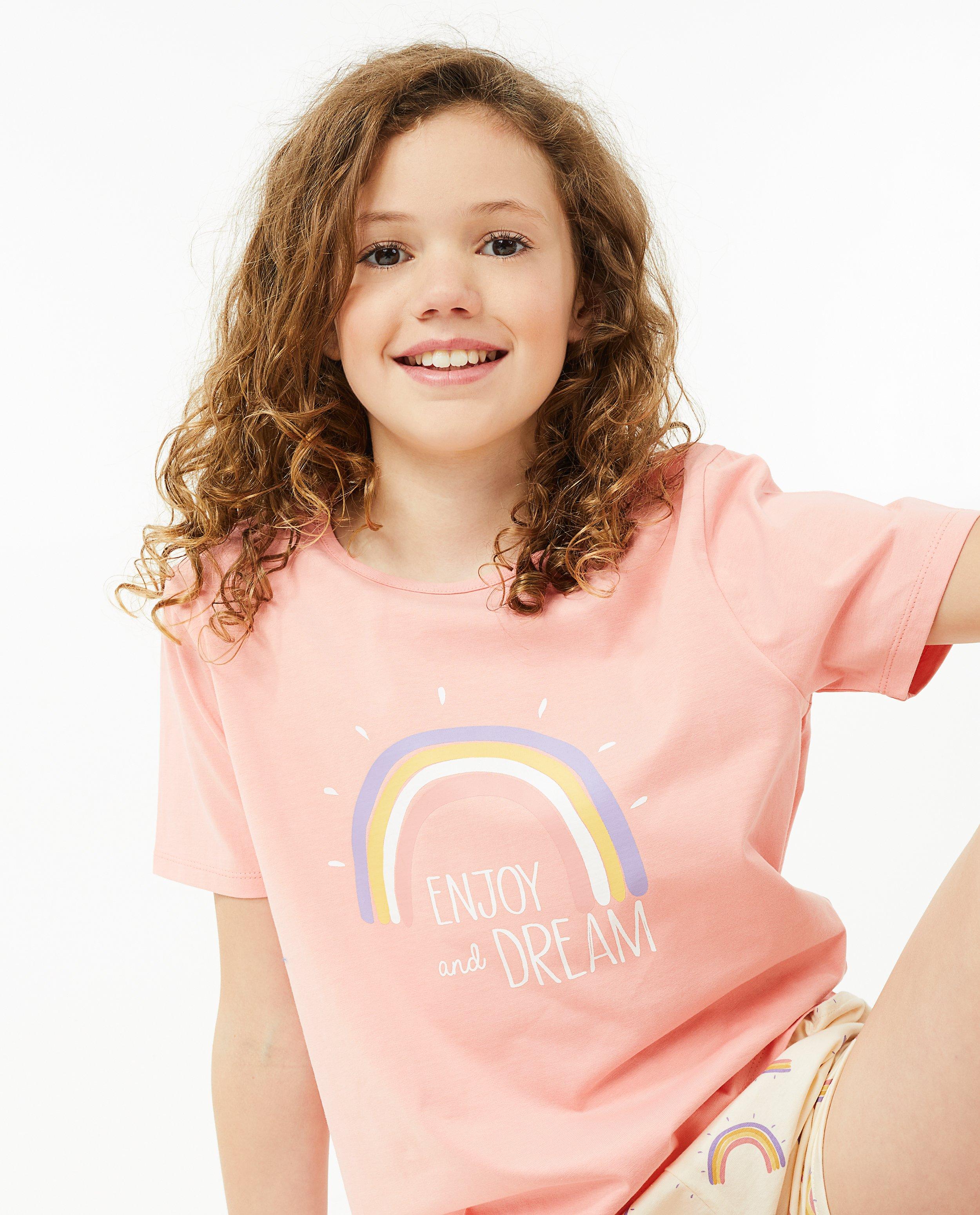 Nachtkleding - Pyjamaset met print